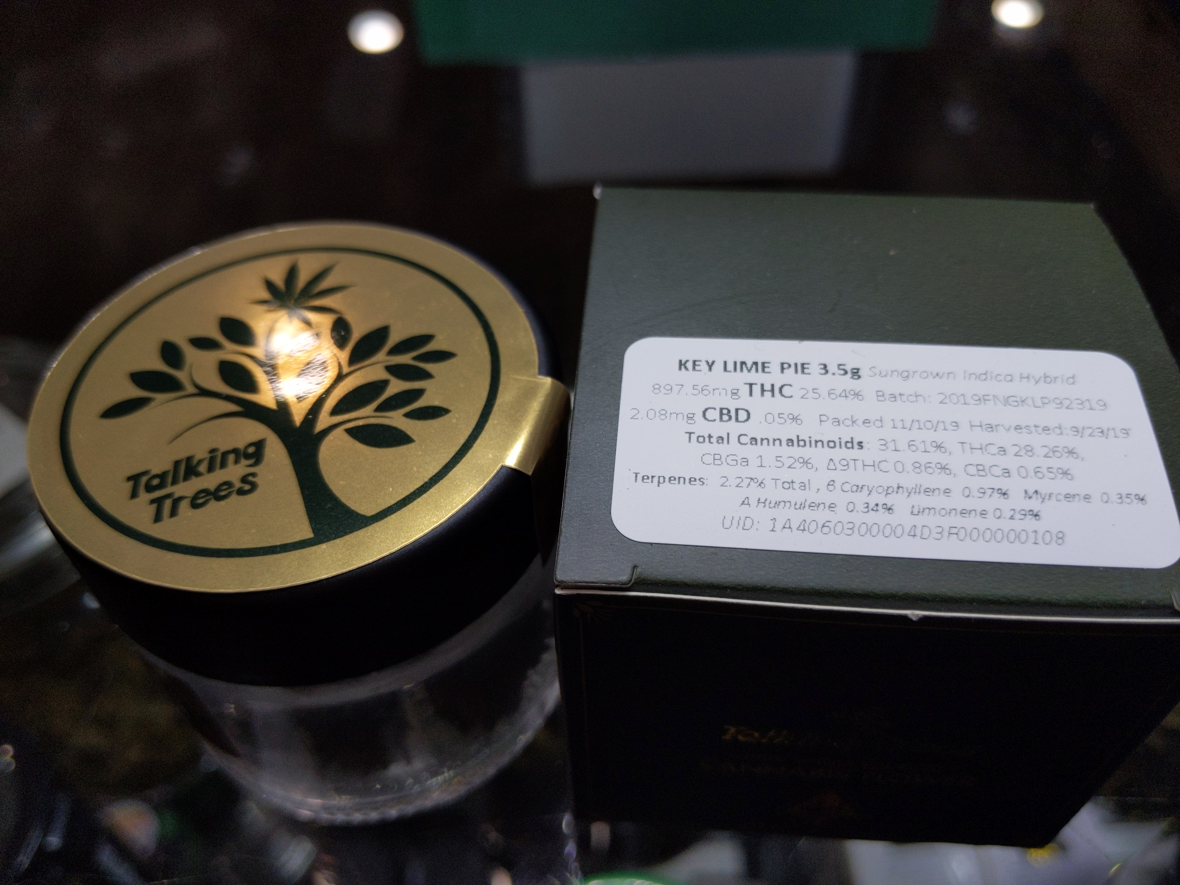 Talking Trees Farms Key Lime Pie 1/8th Kure Wellness Medical Dispensary