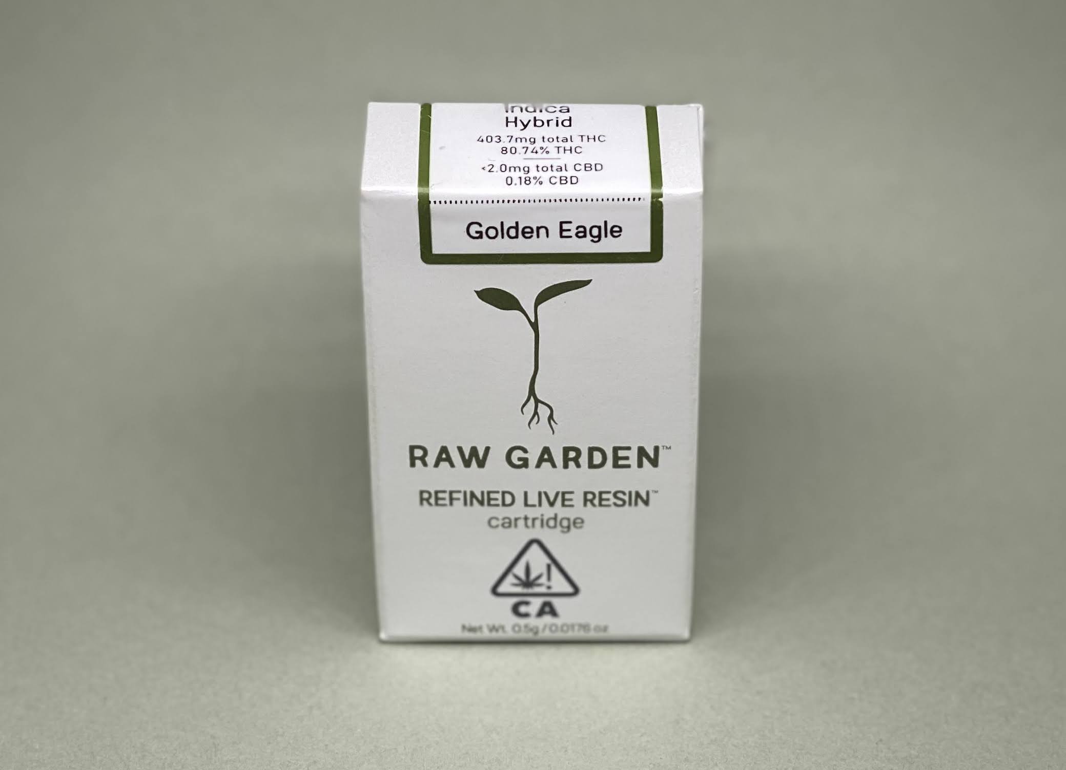 Raw Garden Golden Eagle 5g Cart Kure Wellness Medical And