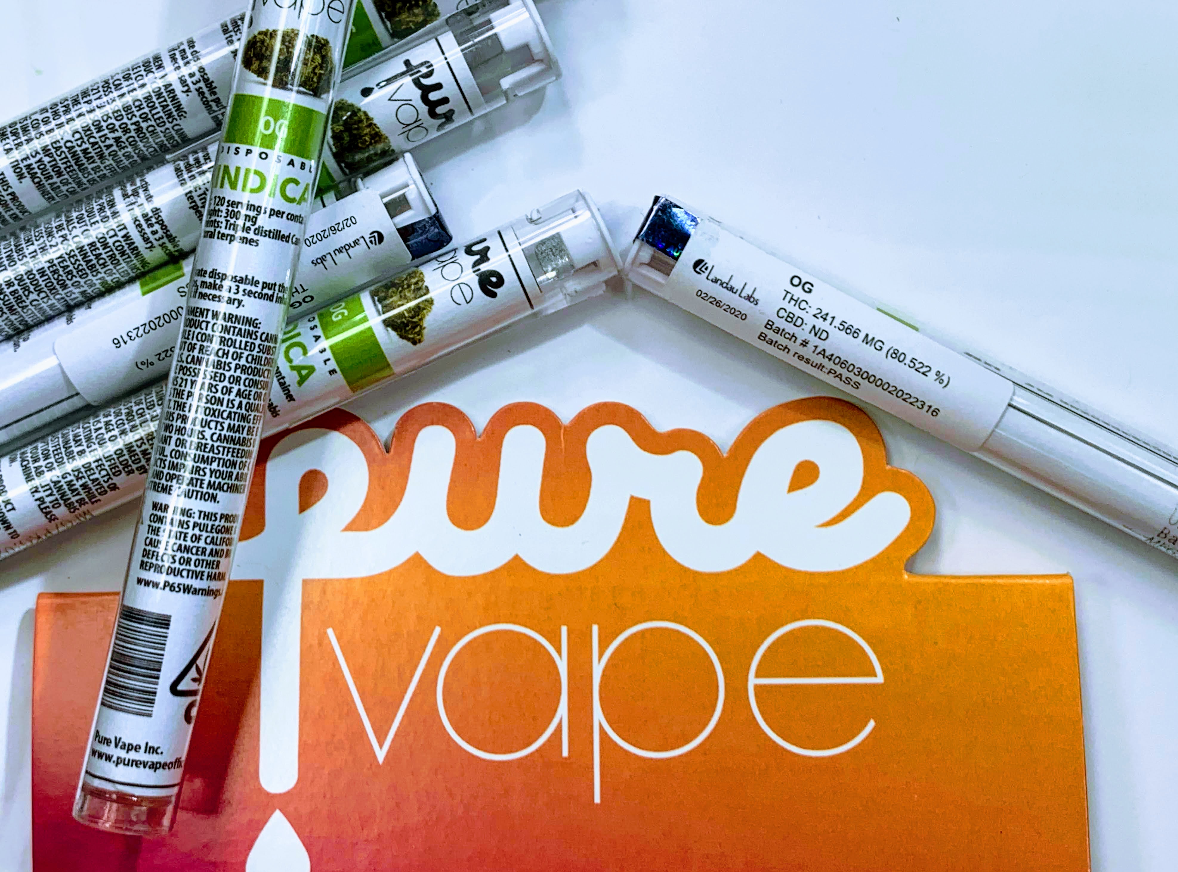 Pure Vape OG Disposable | Kure Wellness | Cannabis Dispensary Ukiah Willits  Kits & Kelseyville