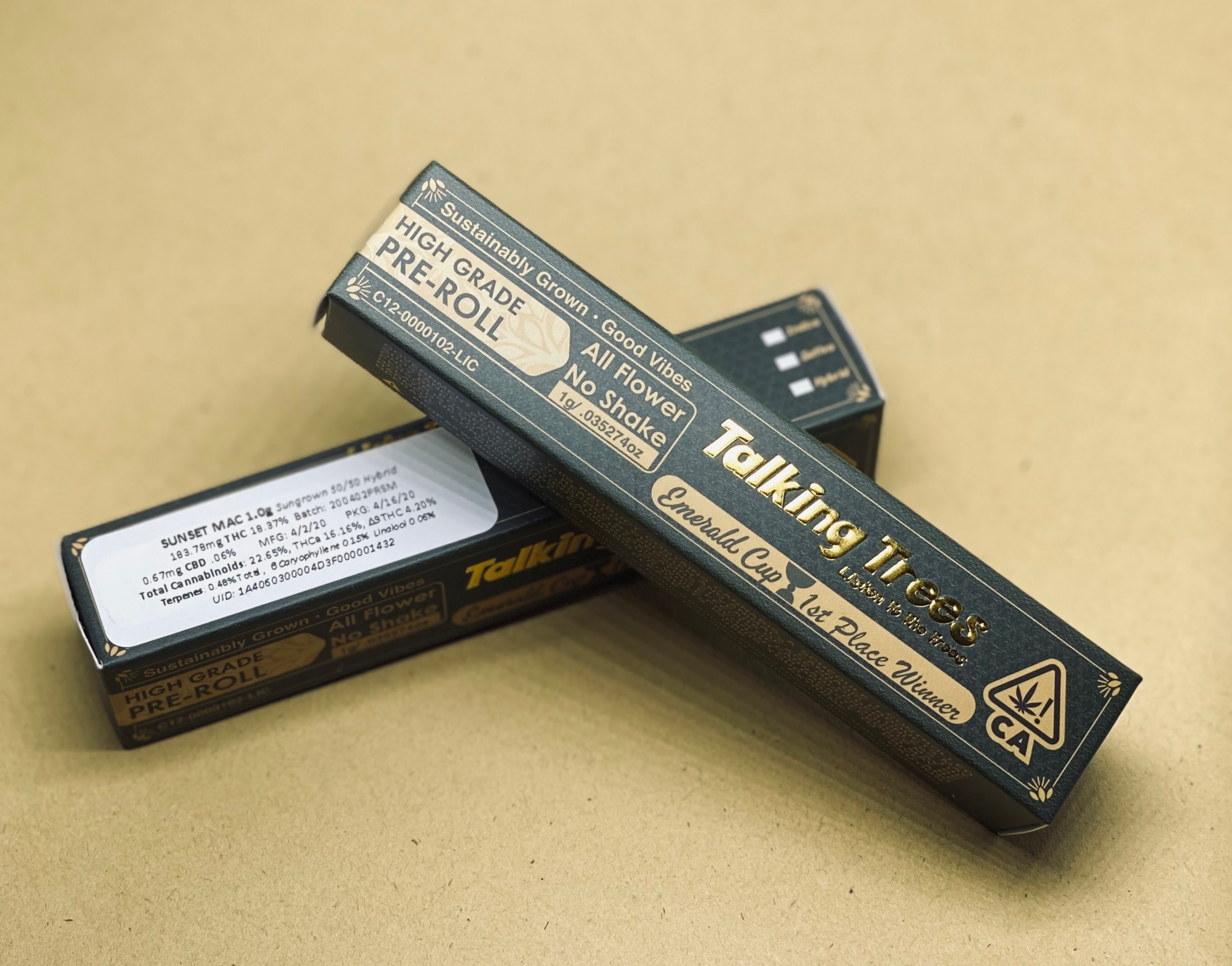 Talking Trees Sunset MAC Preroll 1G Kure Wellness Medical Dispensary