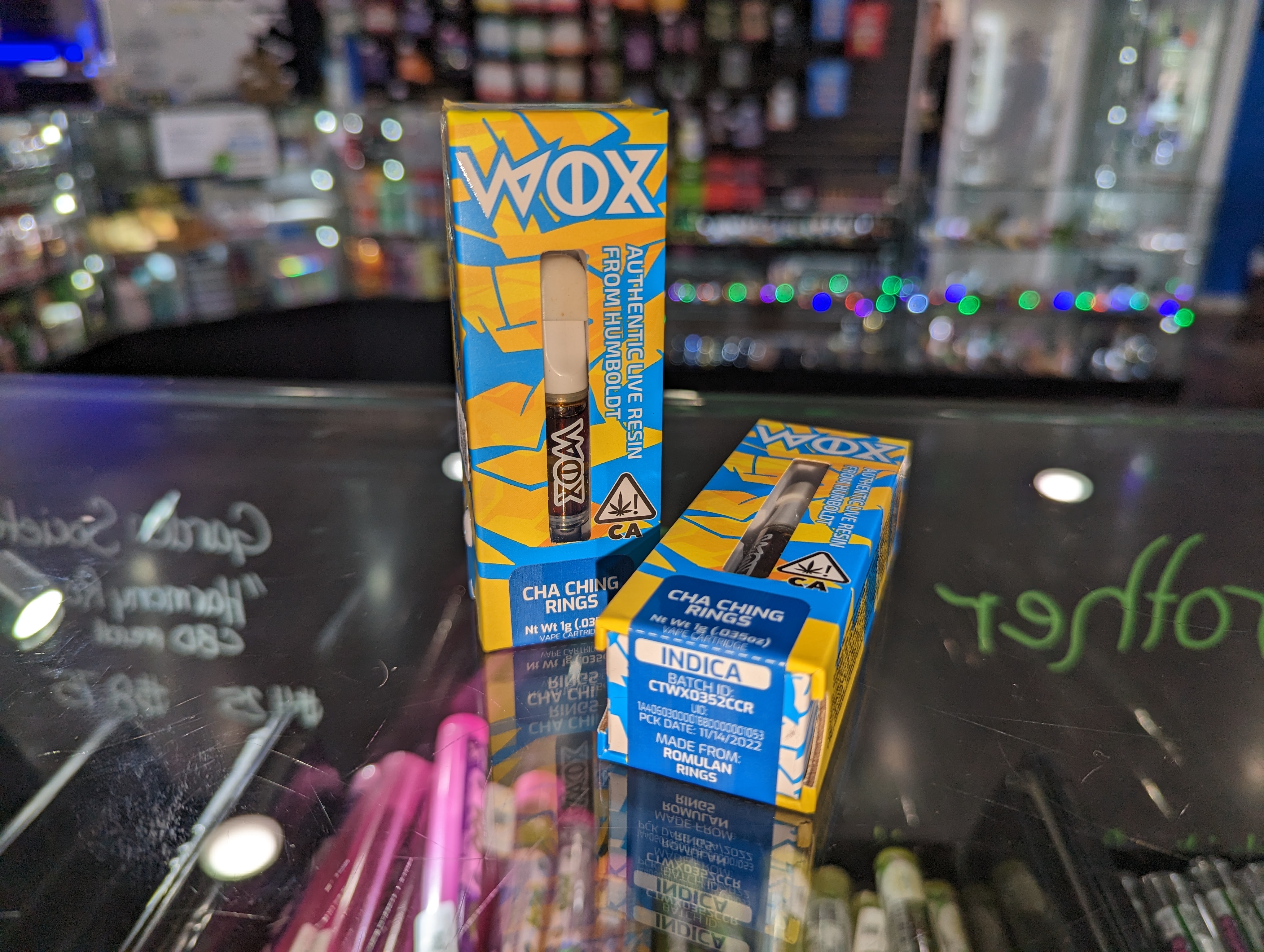 Wox Cha Ching Rings 1g Live Resin Cartridge Kure Wellness