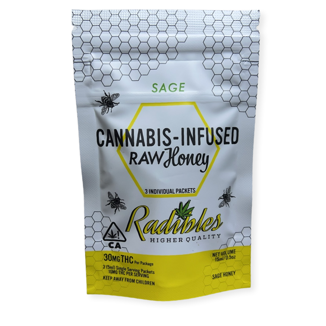 Radibles Sage Honey 30mg Edibles BOGO 1 Kure Wellness Medical and Recreational Cannabis