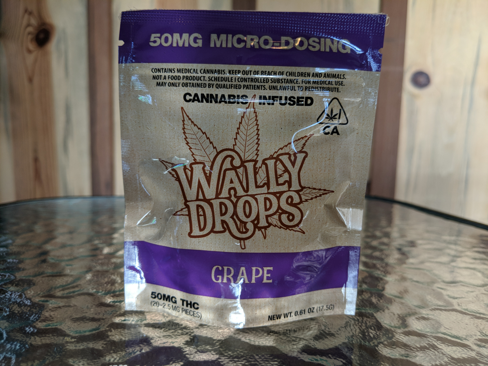 Wally Drops 50mg THC Grape