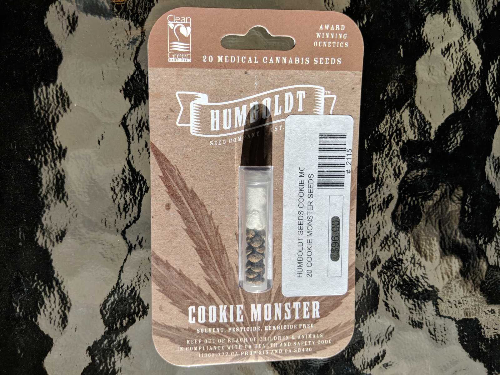 Humboldt Seed co Cookie Monster Kure Wellness Medical Dispensary