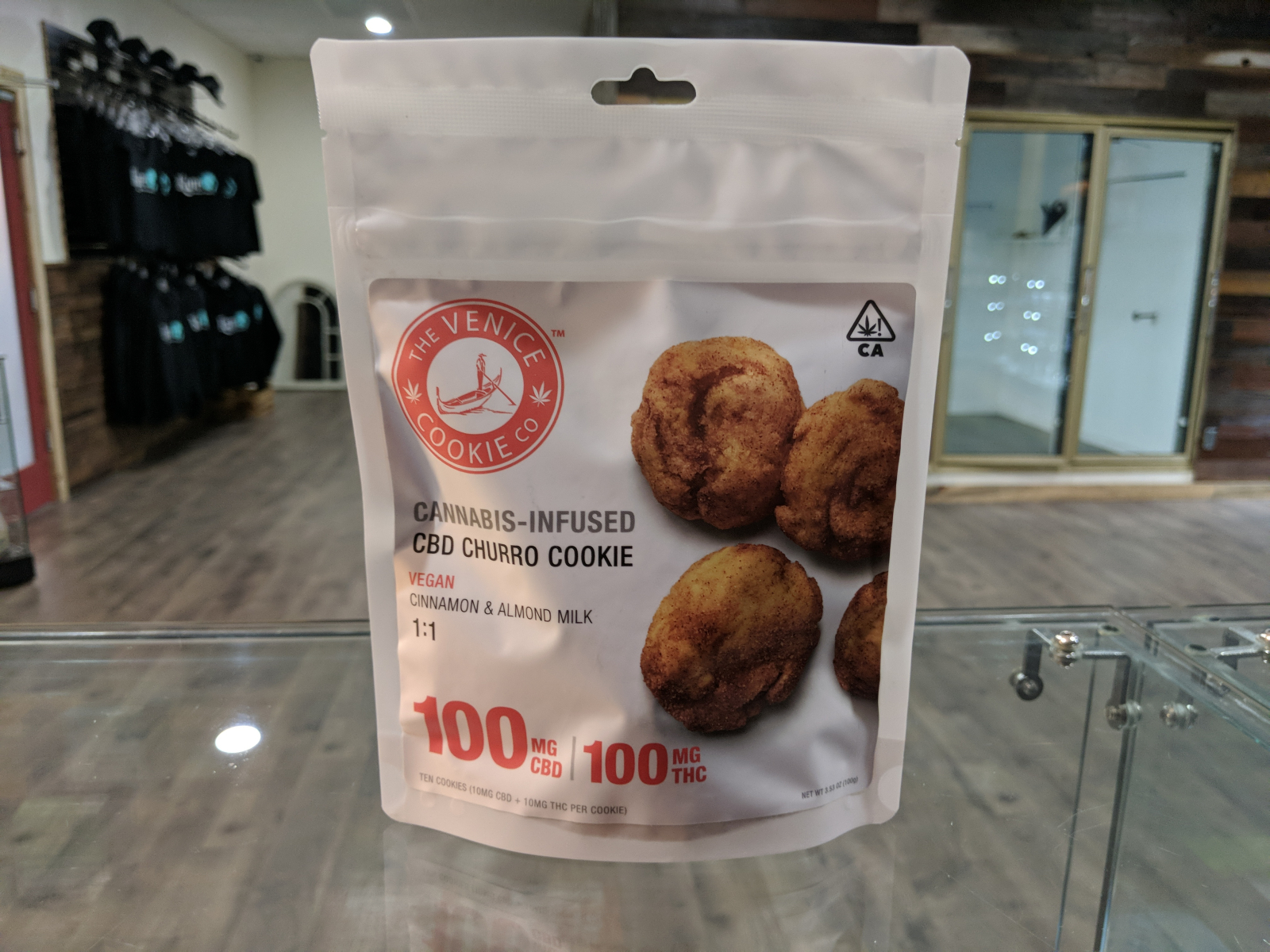 Venice cookie co cbd 1:1 churro cookies
