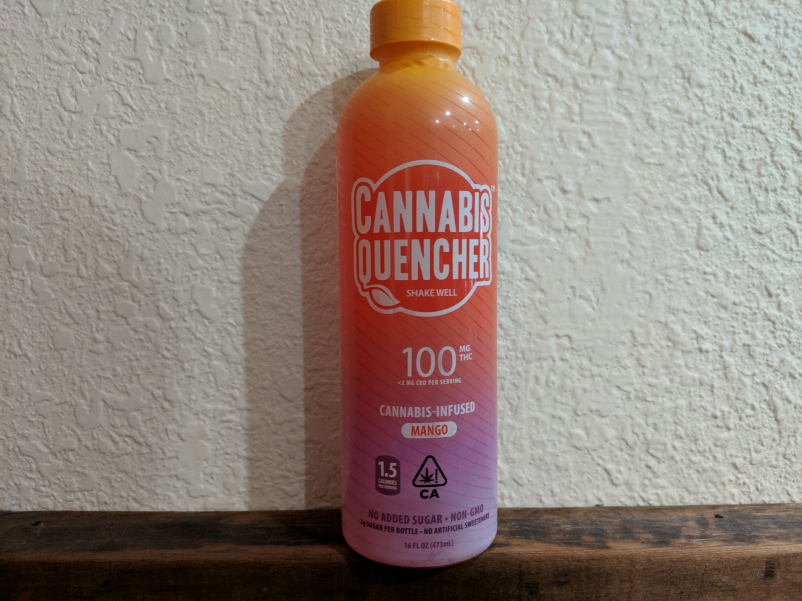 Cannabis quencher 100mg THC Mango beverage