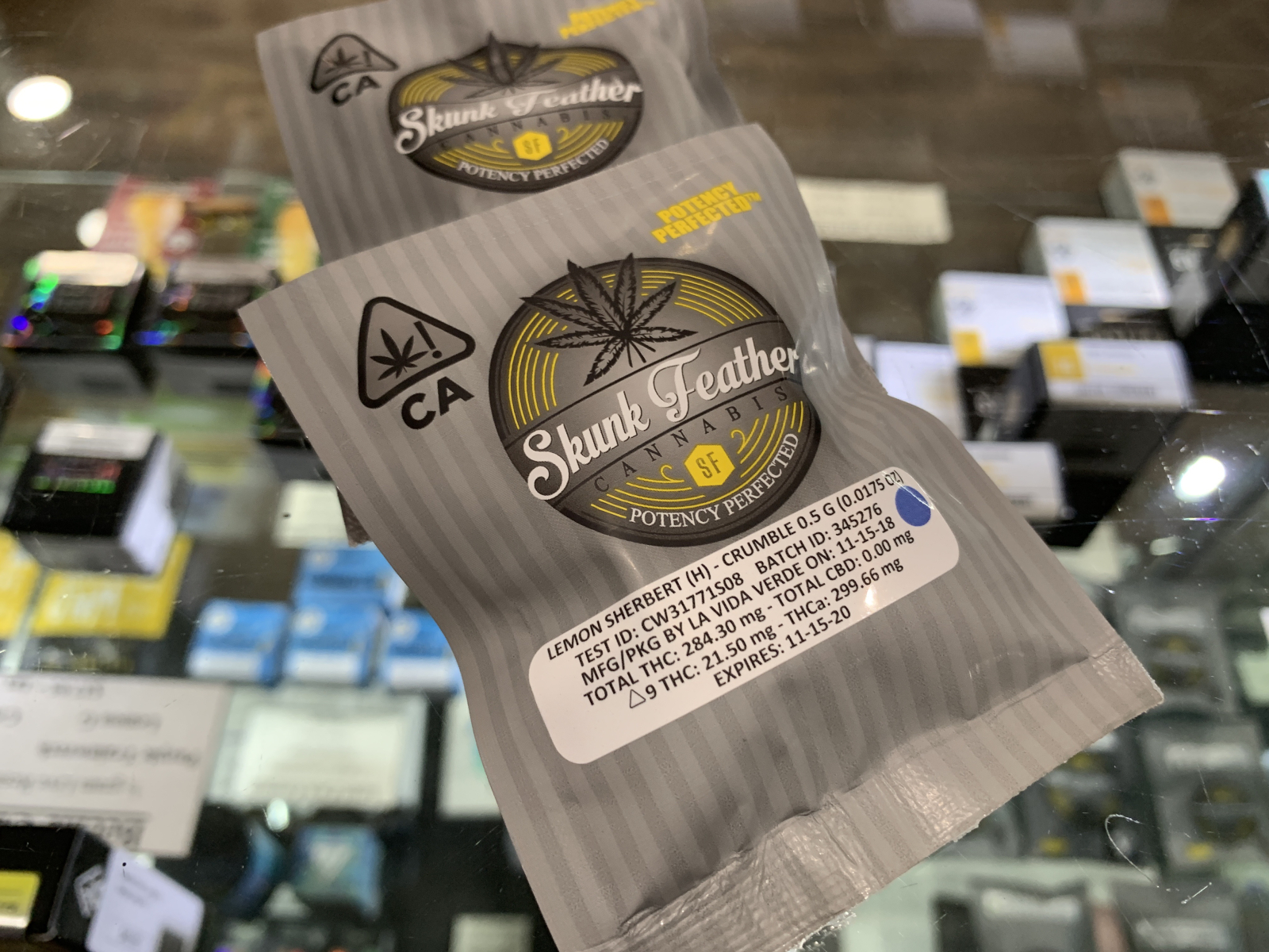 Skunk Feather Lemon Sherbet .5