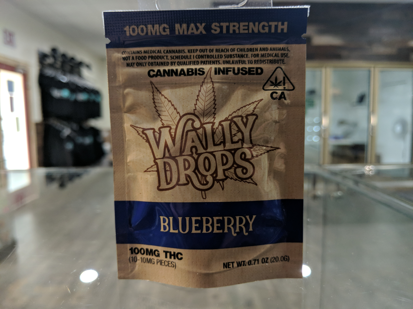 Wally Drops Blueberry 100mg