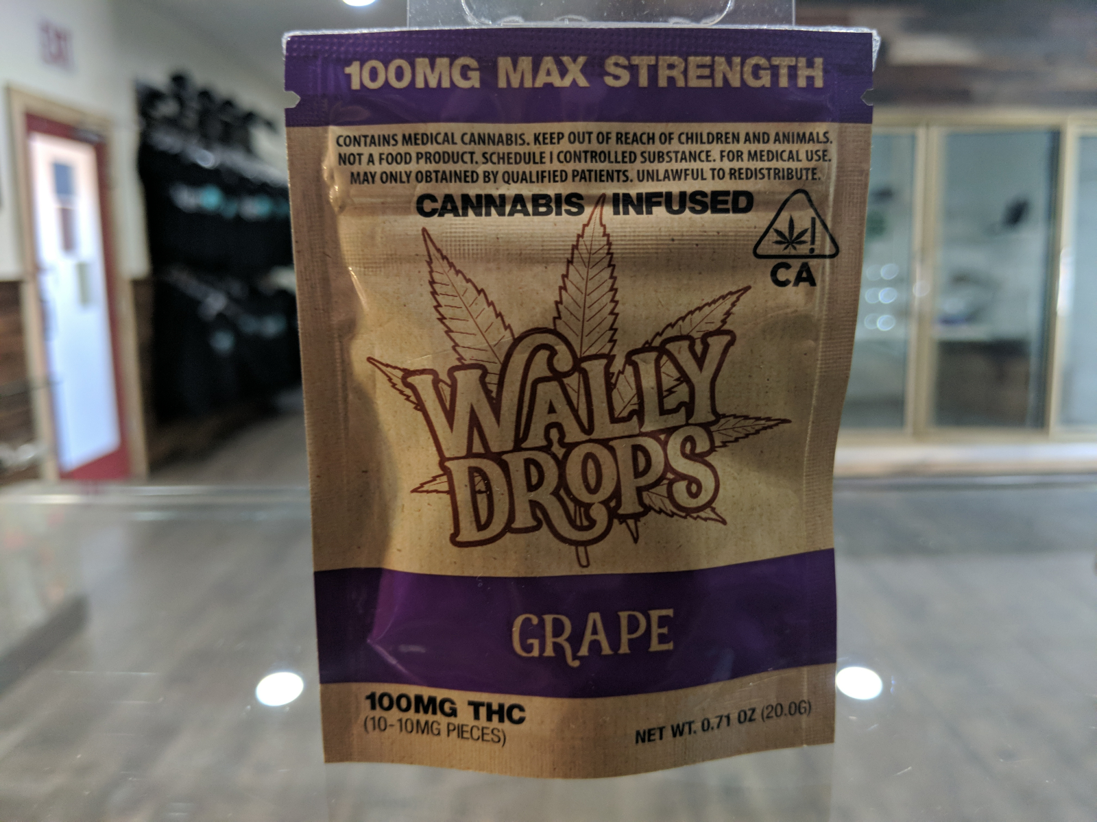 Wally Drops Grape 100mg