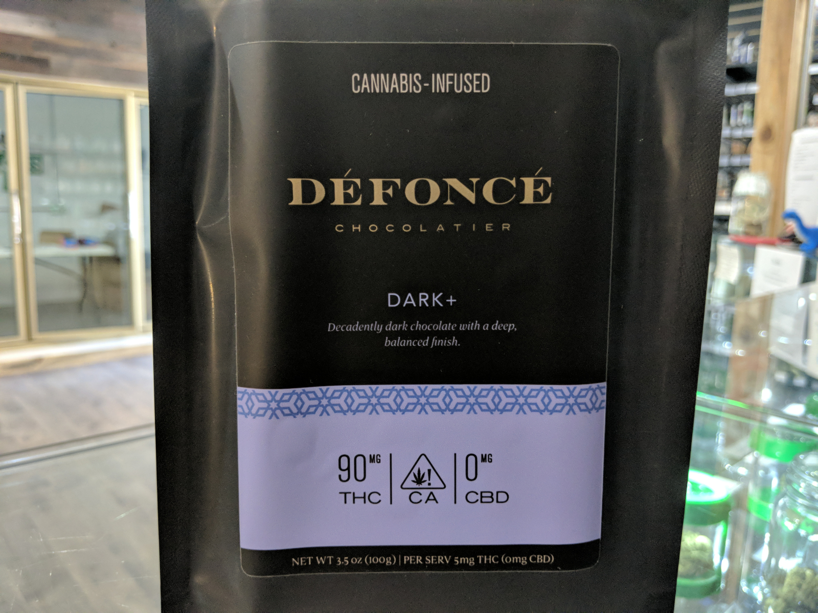 Defonce Dark Plus Chocolate Bar
