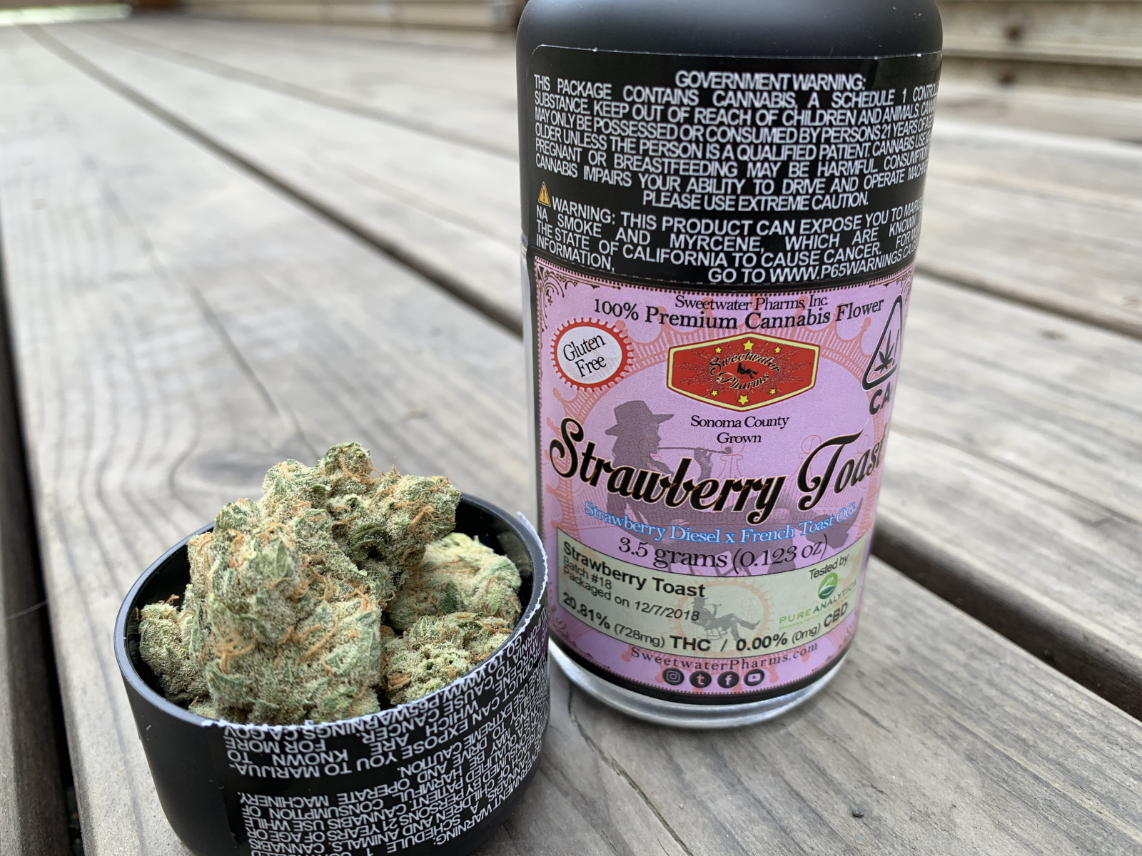 Sweetwater Farms Strawberry Toast eighth