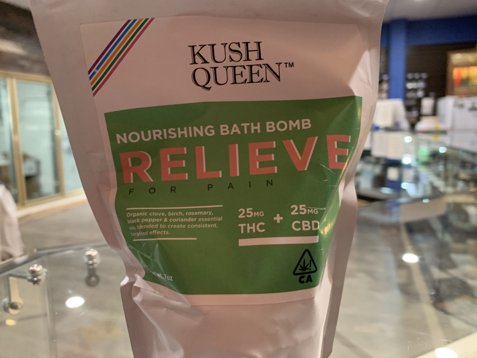 Kush Queen Relieve 11 Bath Bomb Kure Wellness Medical Dispensary