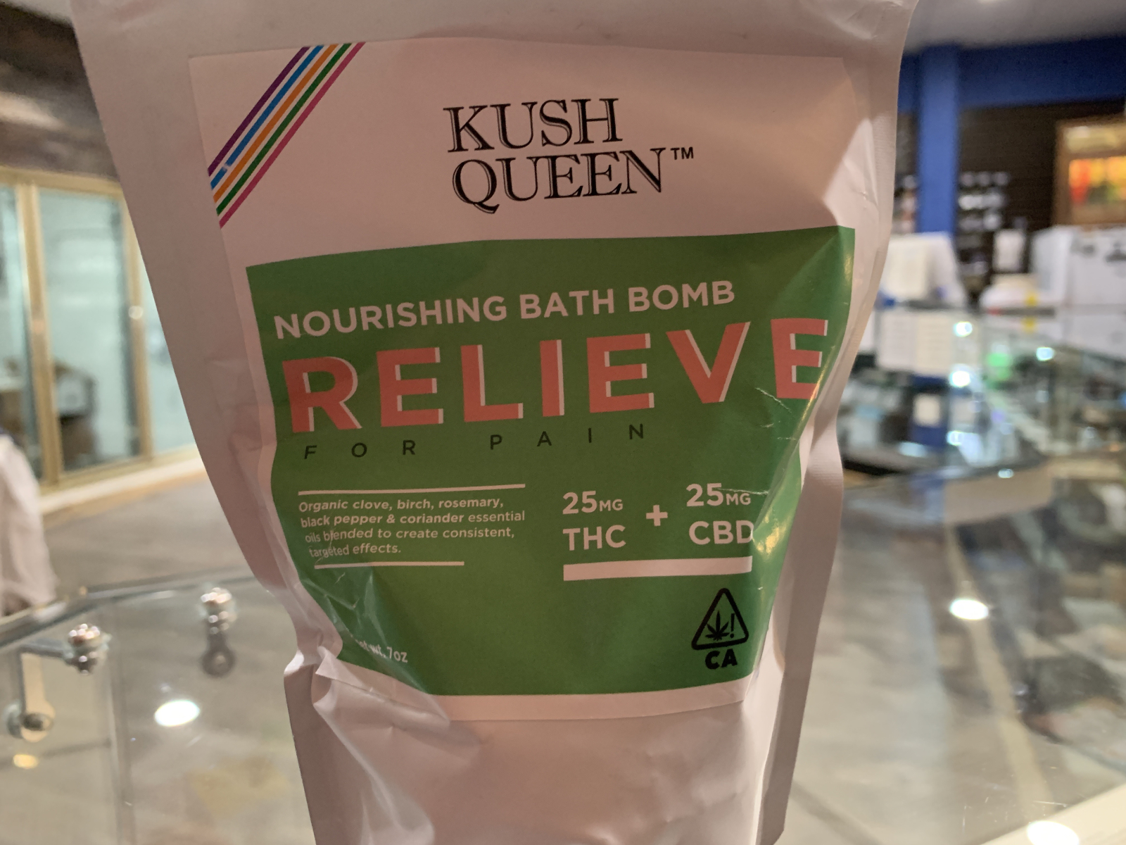 Kush Queen Relieve bath bomb