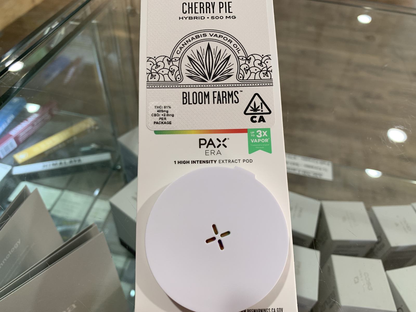 Bloomfarms cherry pie pax pod