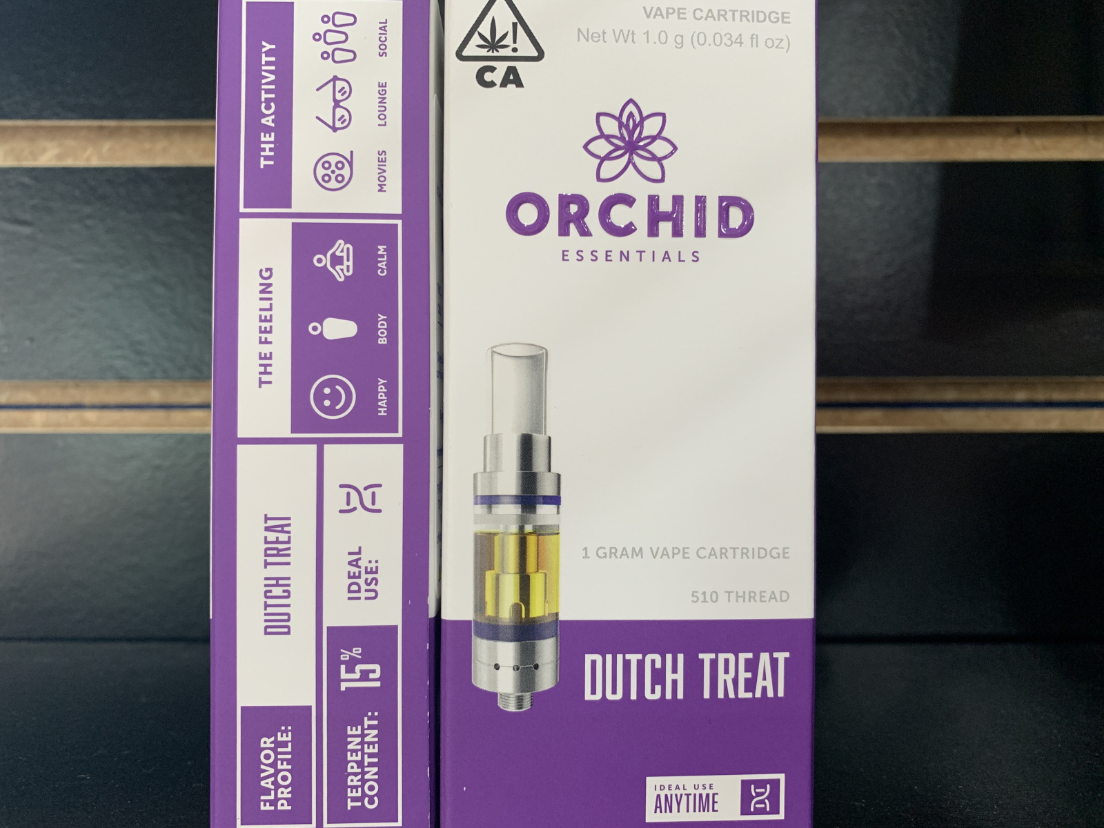 Orchid Dutch treat full gram cartridge 