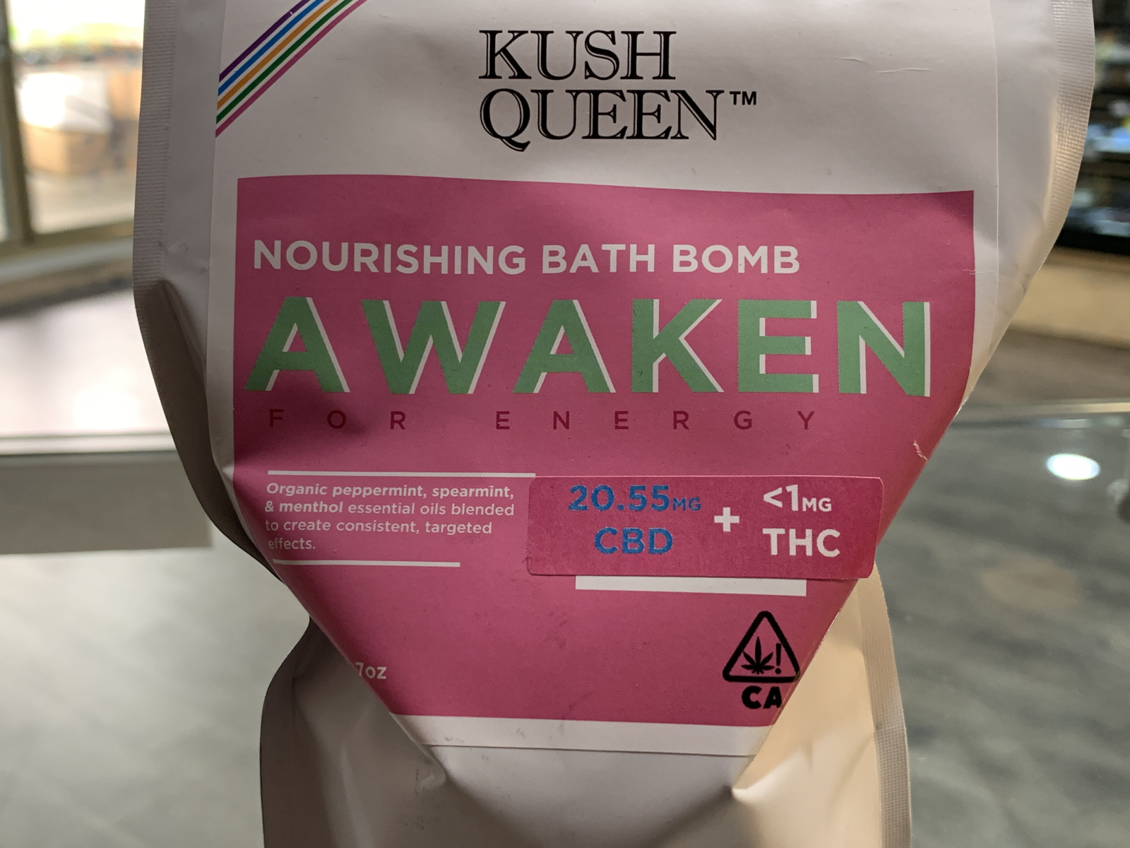 Kush Queen Awaken cbd bath bomb
