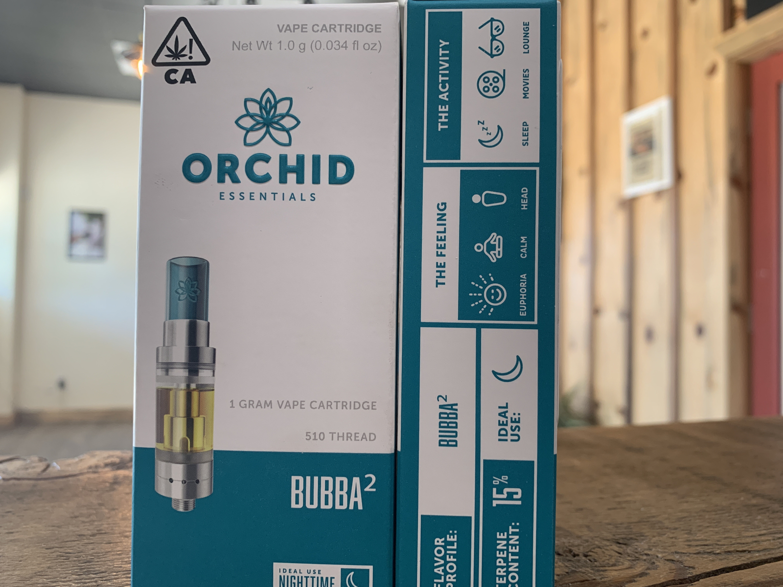 Orchid Bubba2 full gram cartridge 