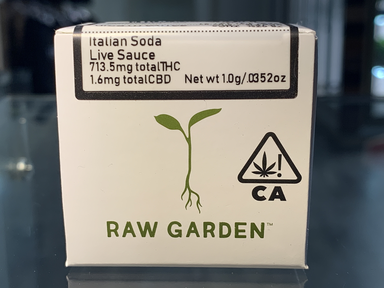 Raw Garden Italian Soda live resin sauce 