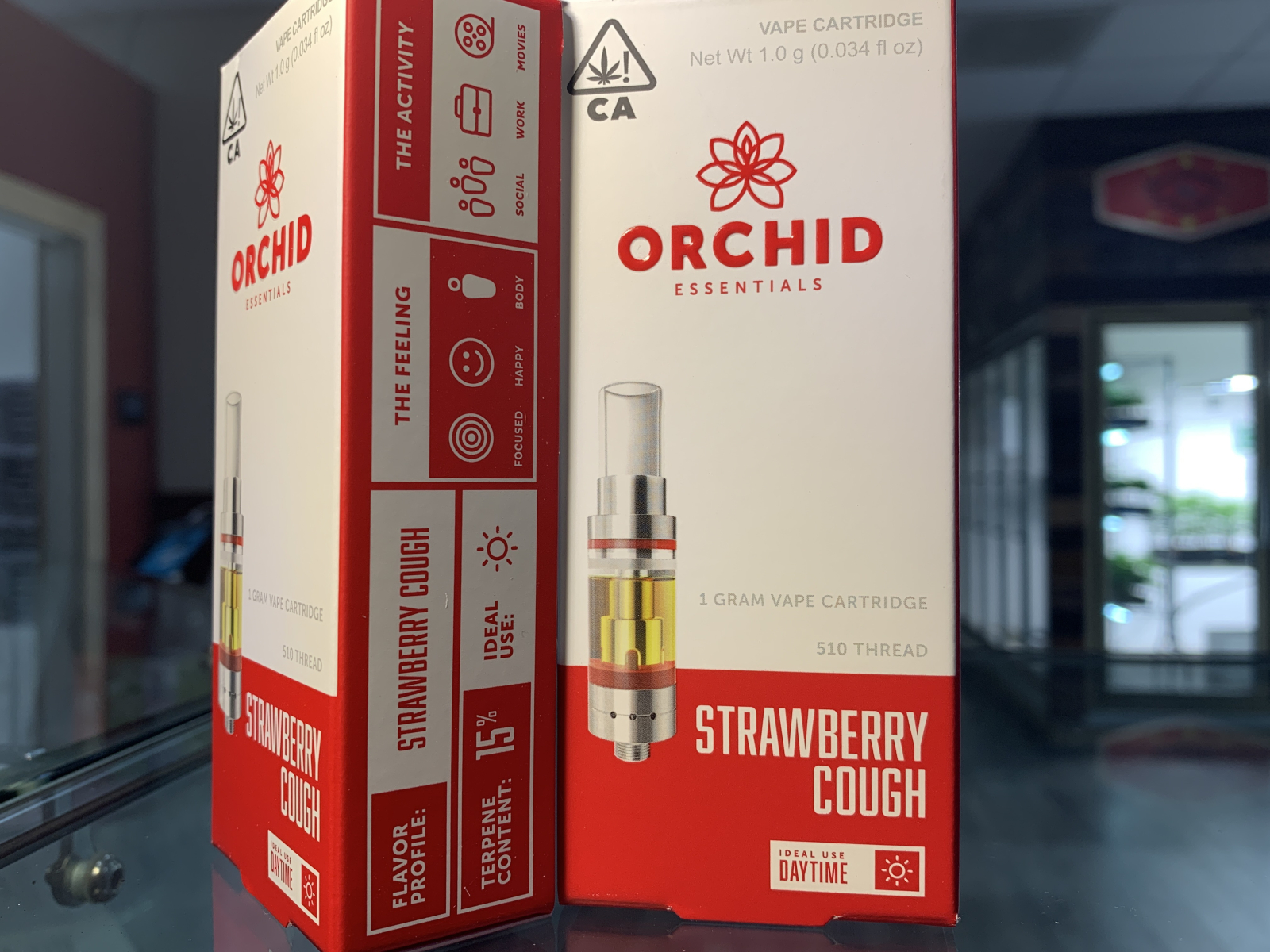 Orchid Strawberry Cough full gram cartridge 