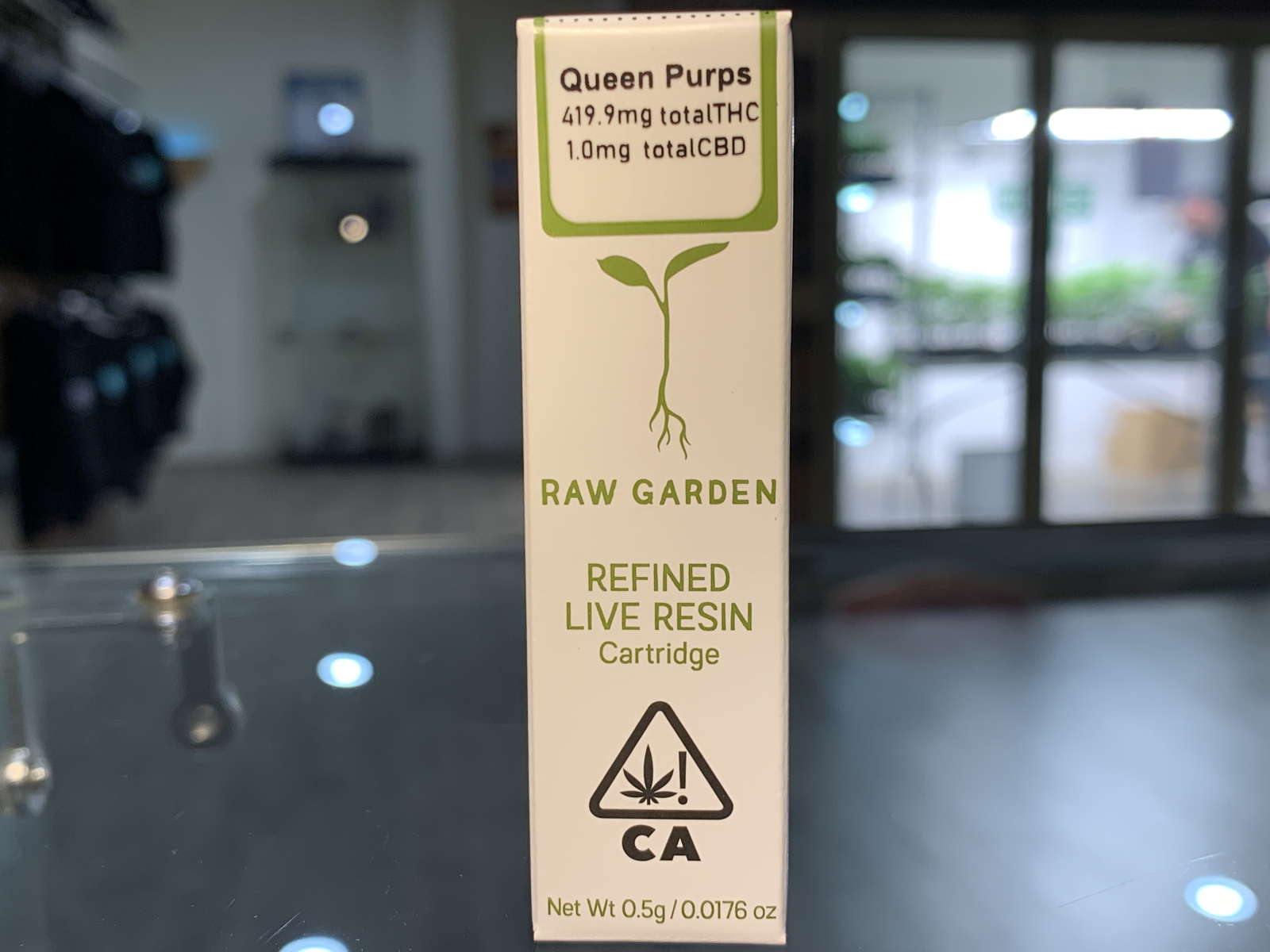 Raw Garden Queen purps half gram cartridge 