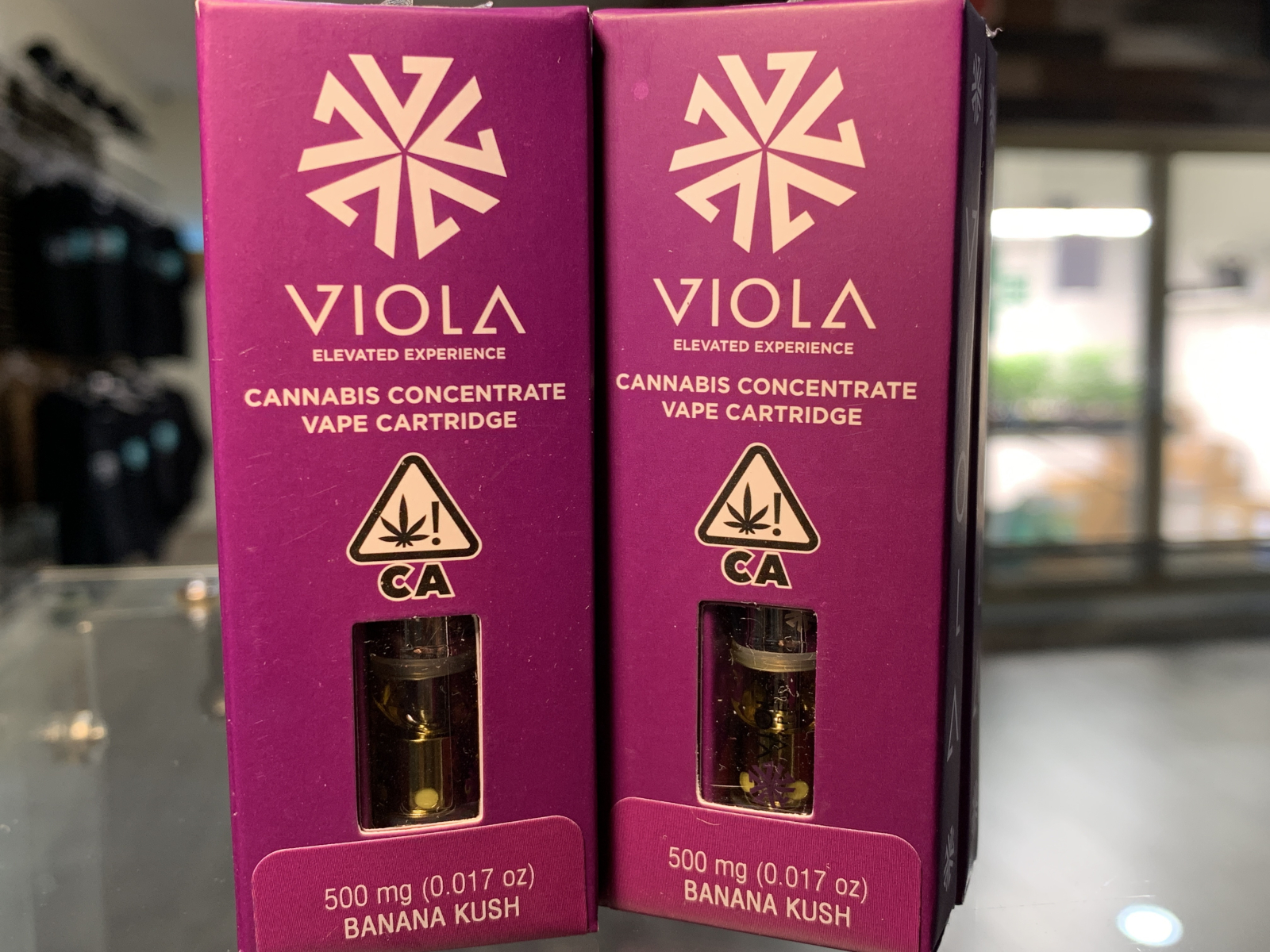 Viola Banana Kush half gram cartridge 