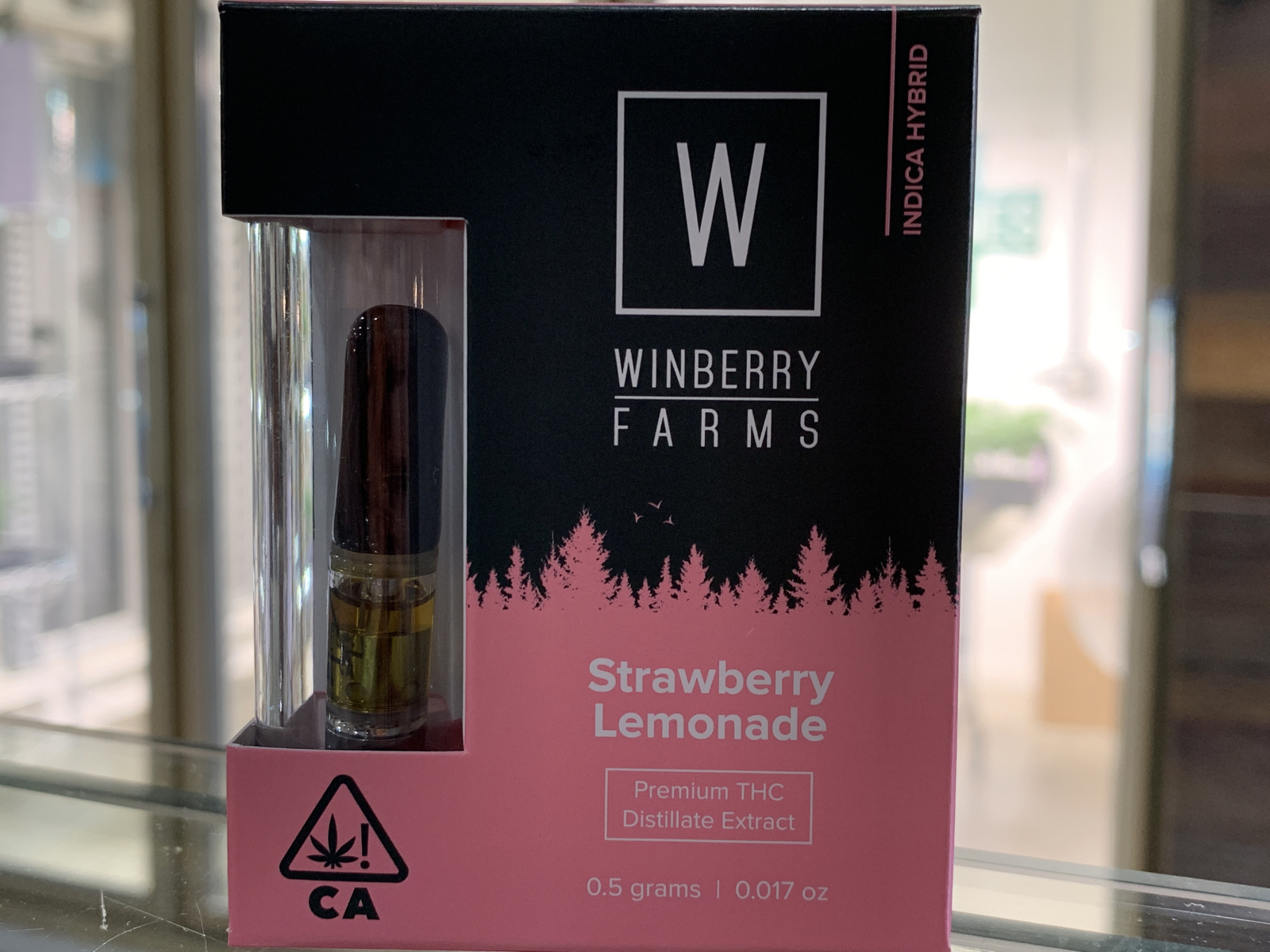 Winberry strawberry lemonade half gram cartridge