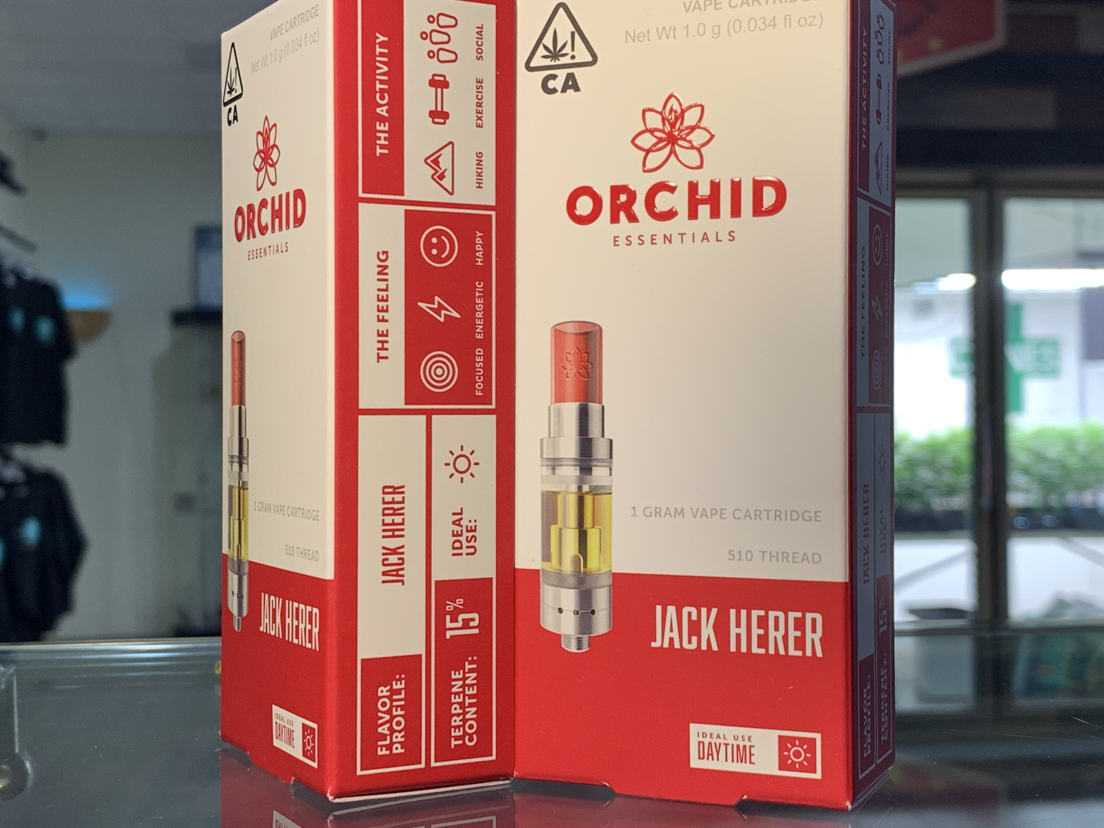 Orchid Jack Herer one gram cartridge 