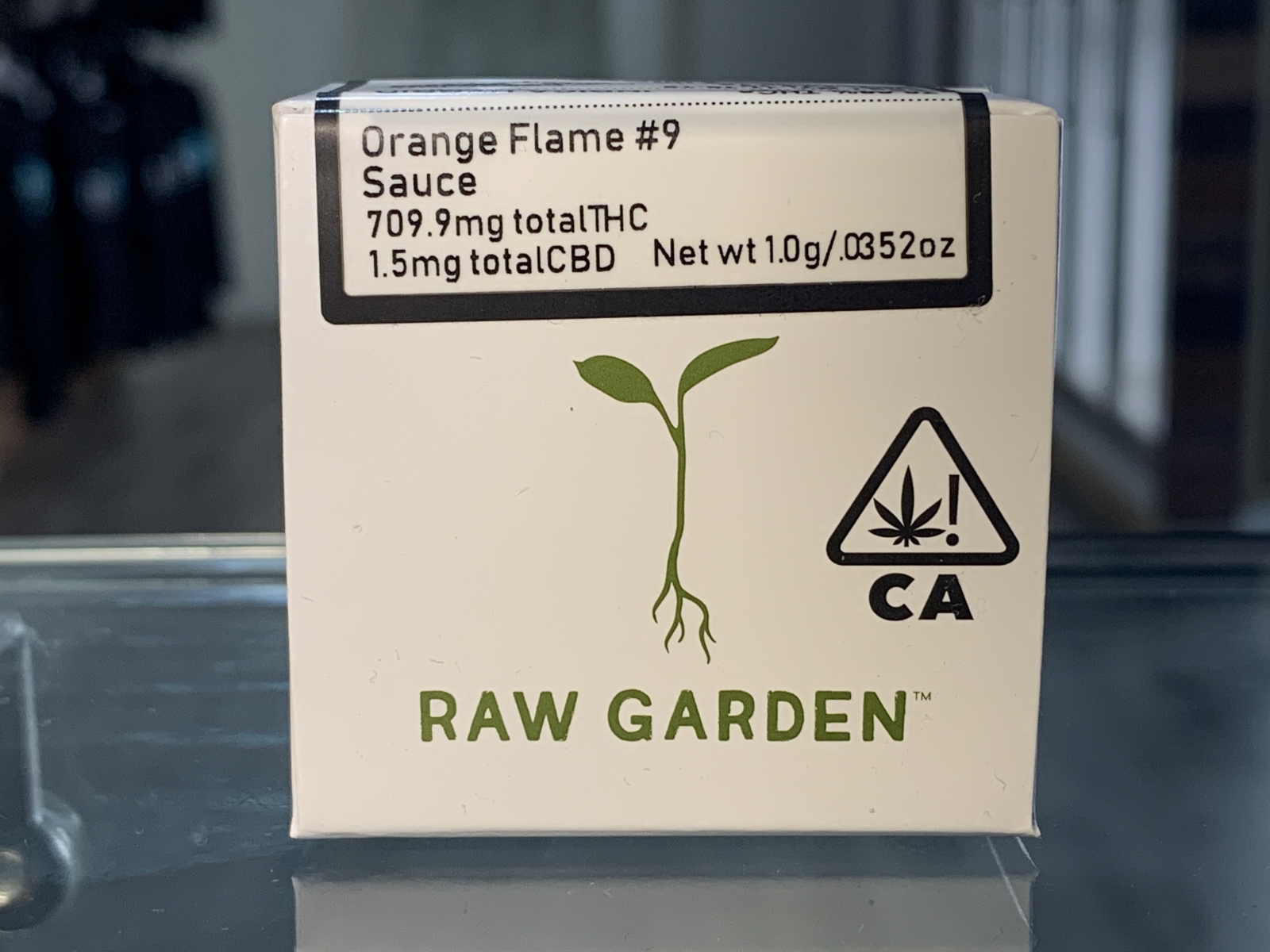 Raw Garden Orange Flame #9 1 gram sauce