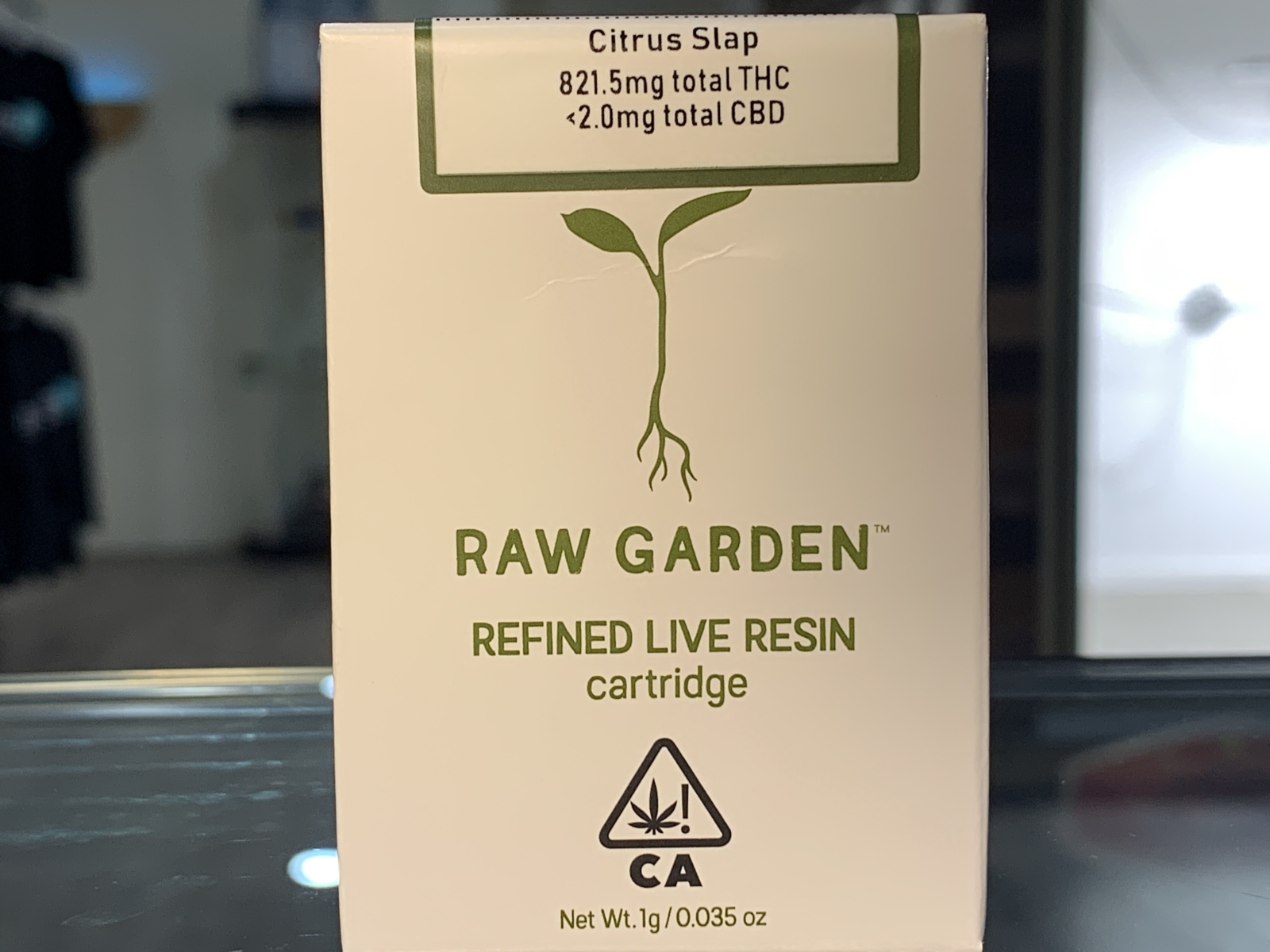 Raw Garden Citrus Slap full gram cartridge 