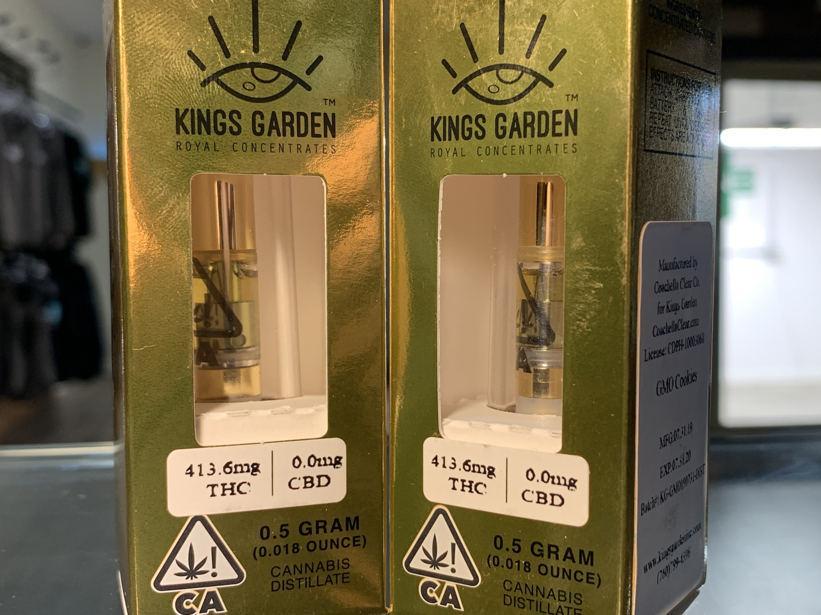 Kings Garden GMO half gram cartridge 