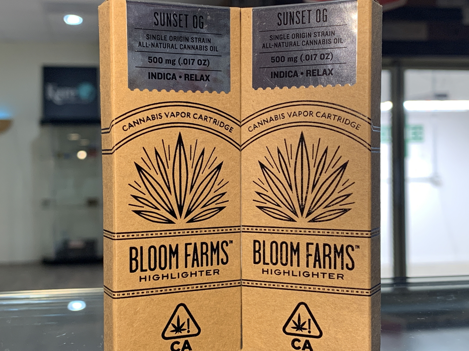 Bloomfarms Sunset OG half gram cartridge 