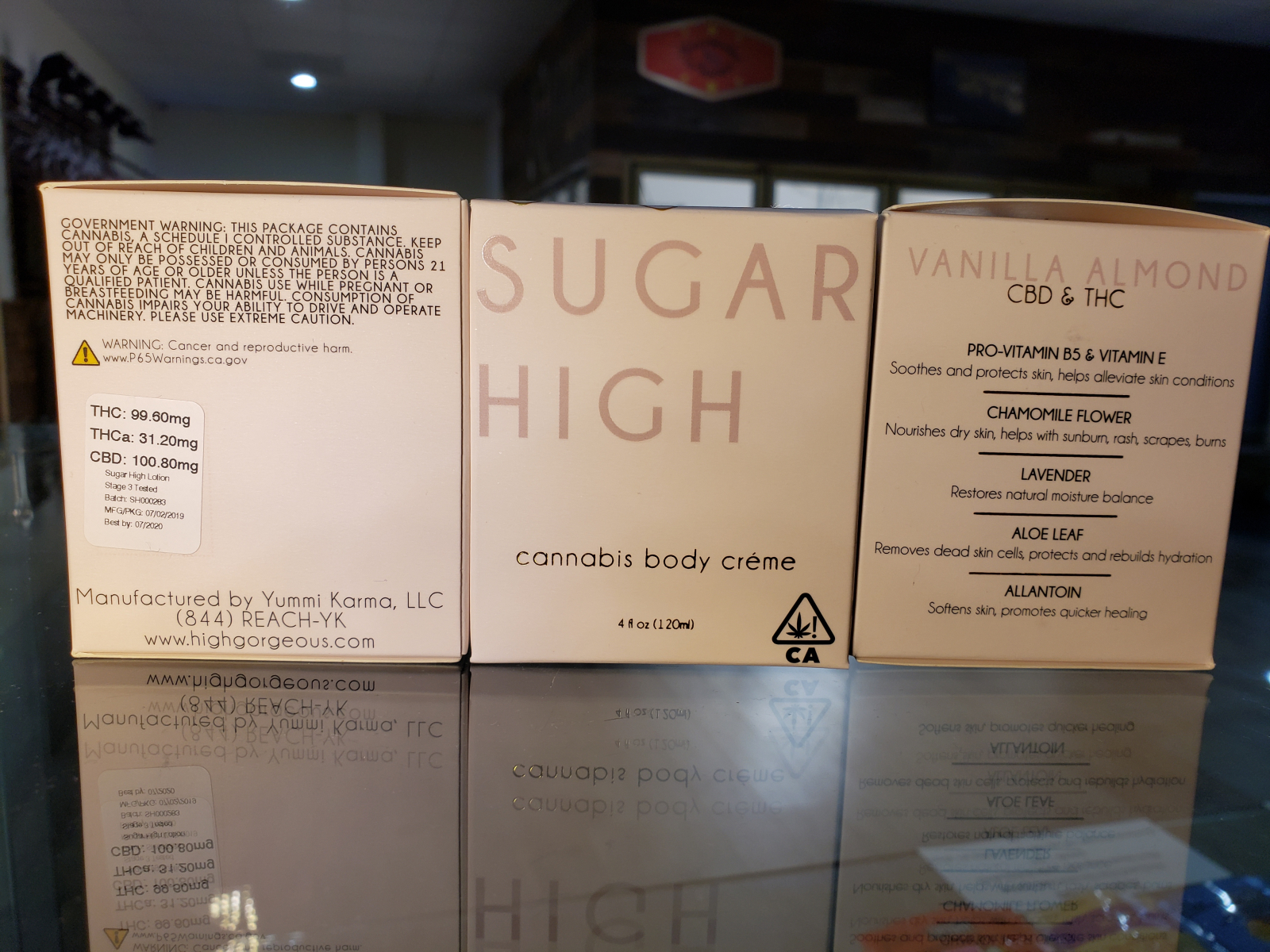 Sugar High cannabis body cream 