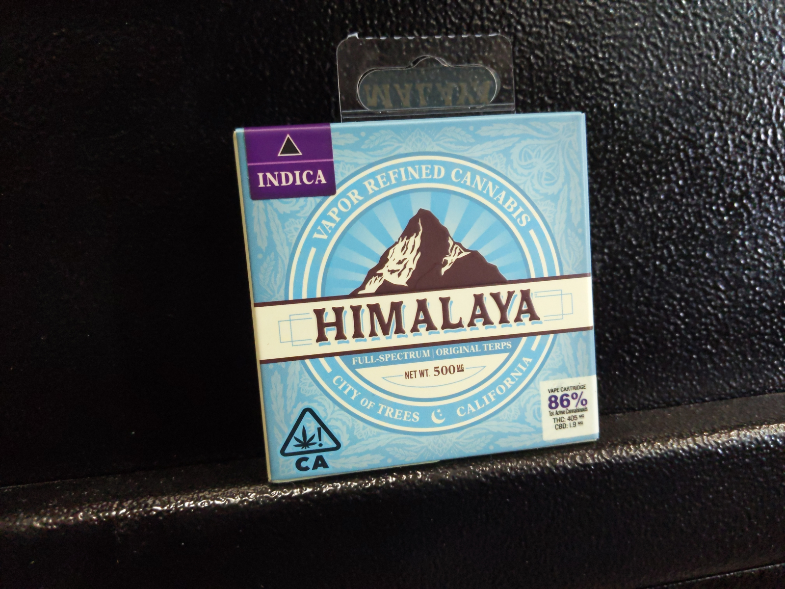 Himalaya .5g Cartridge: Indica- Black Triangle 