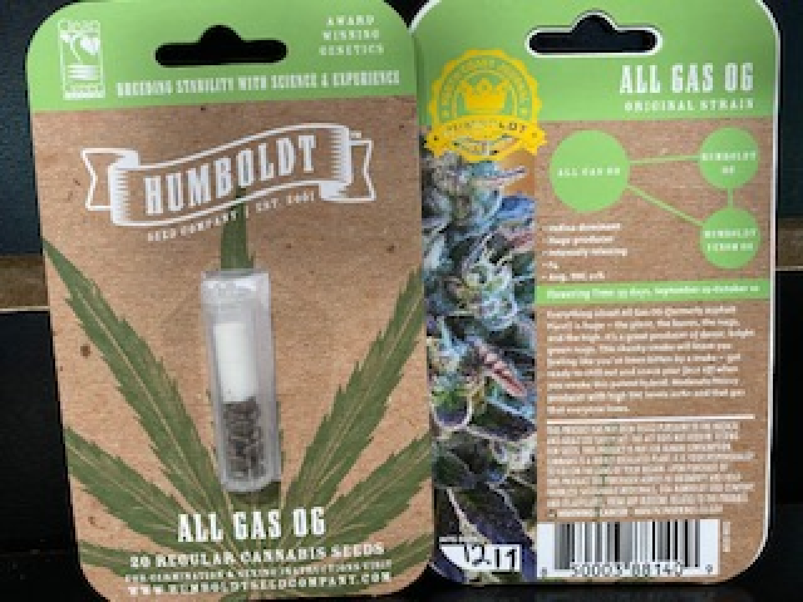 Humboldt Seed Co All Gar OG Regular 20 Count