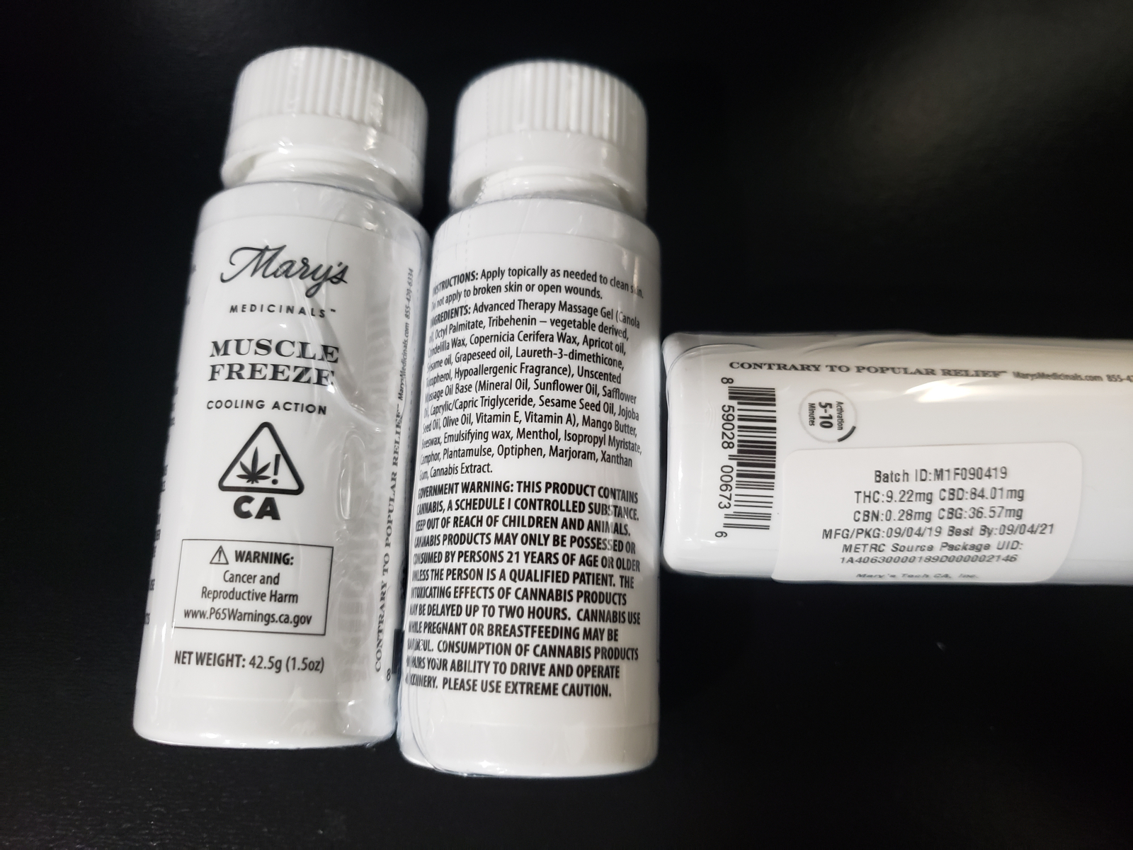 Mary's Medicinal Mussel Freeze 