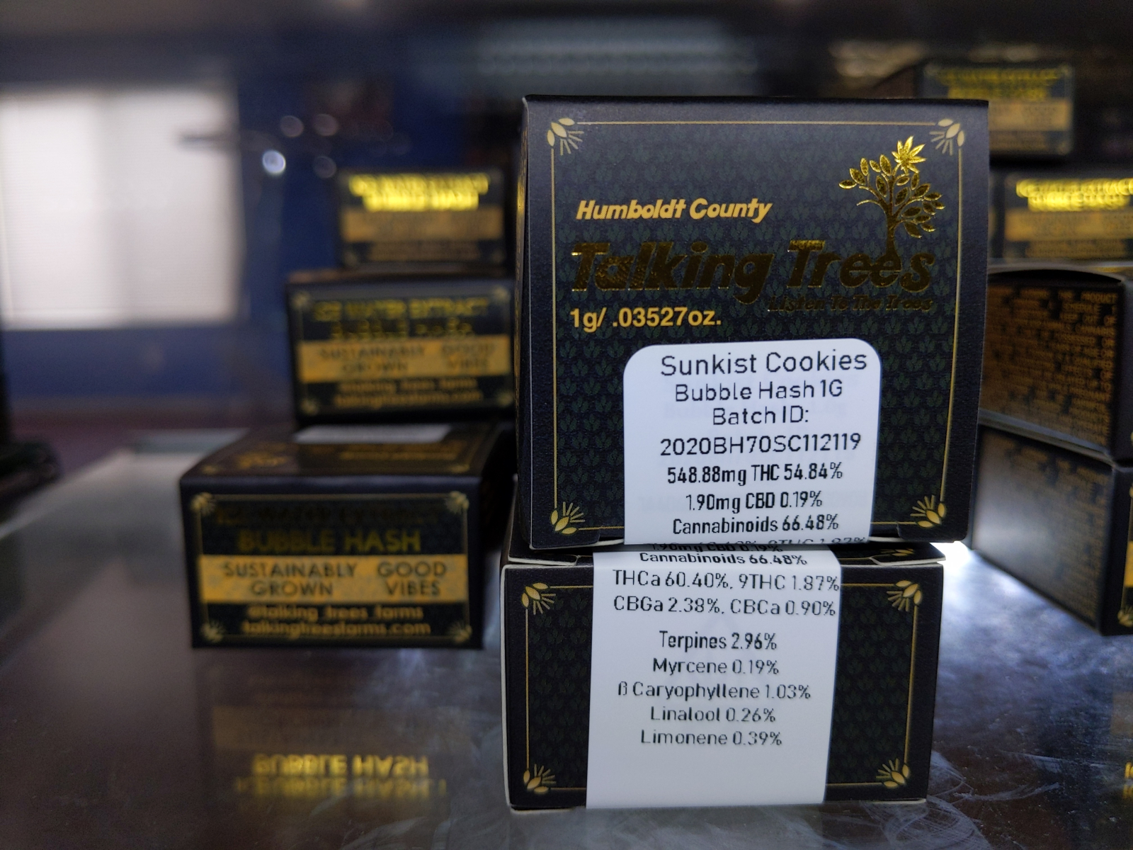 Talking Trees Sunkist cookies bubble hash 1 gram. 