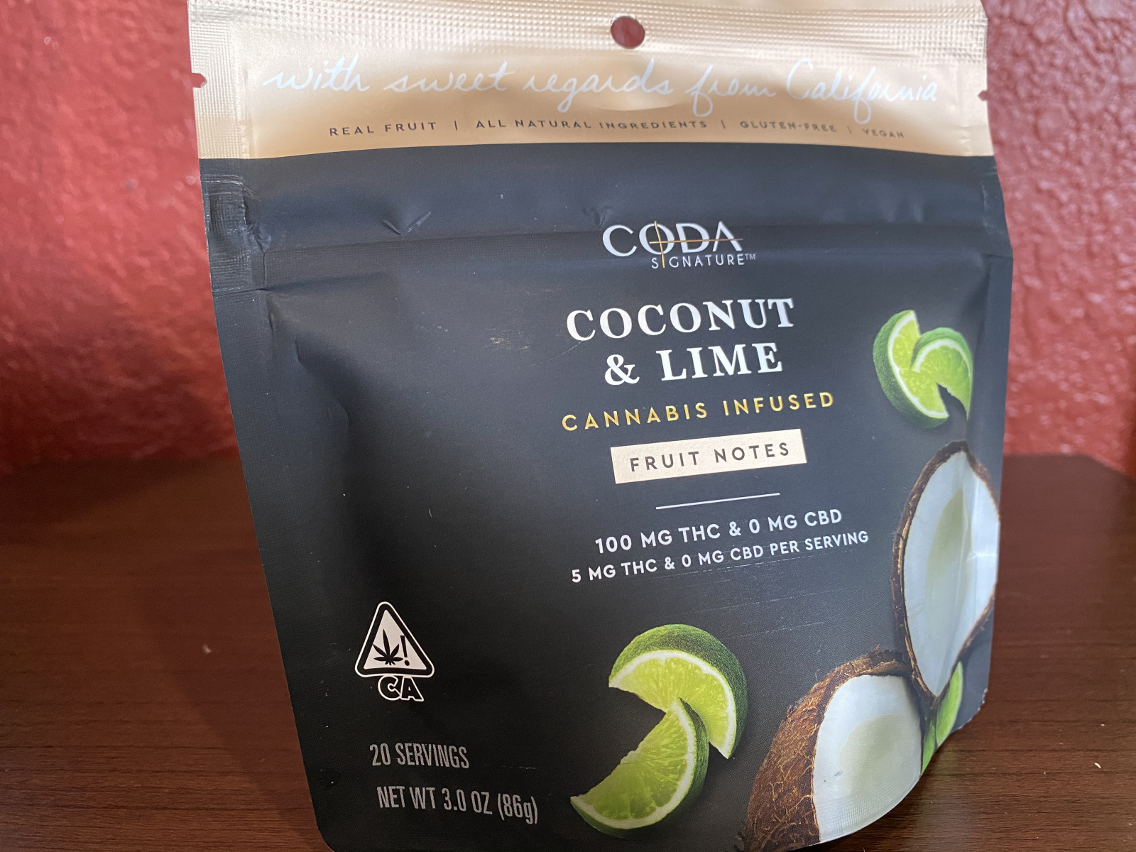 Coda Gummies Coconut & Lime 100MG 20 servings