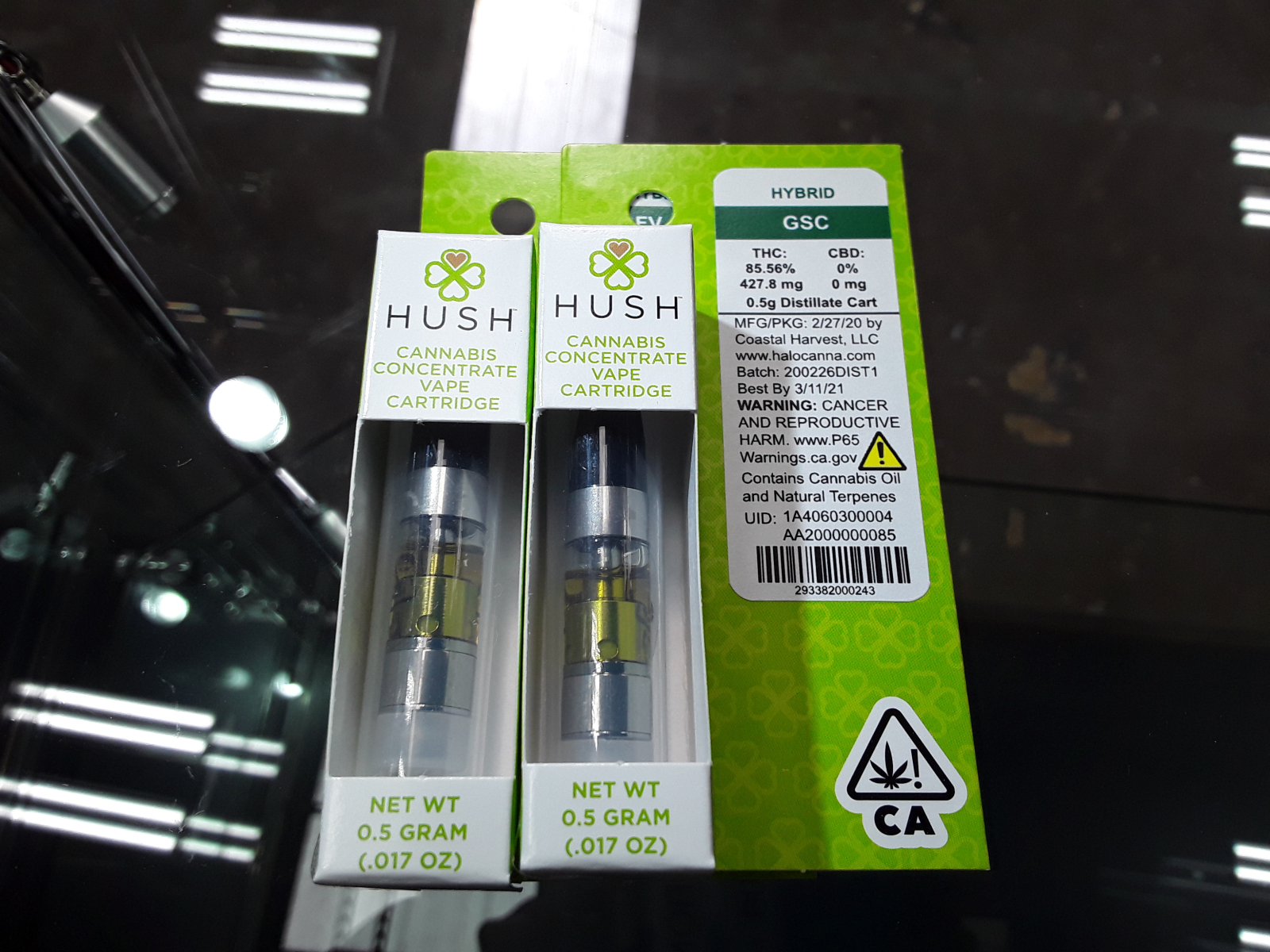 Hush GSC .5g Cartridge
