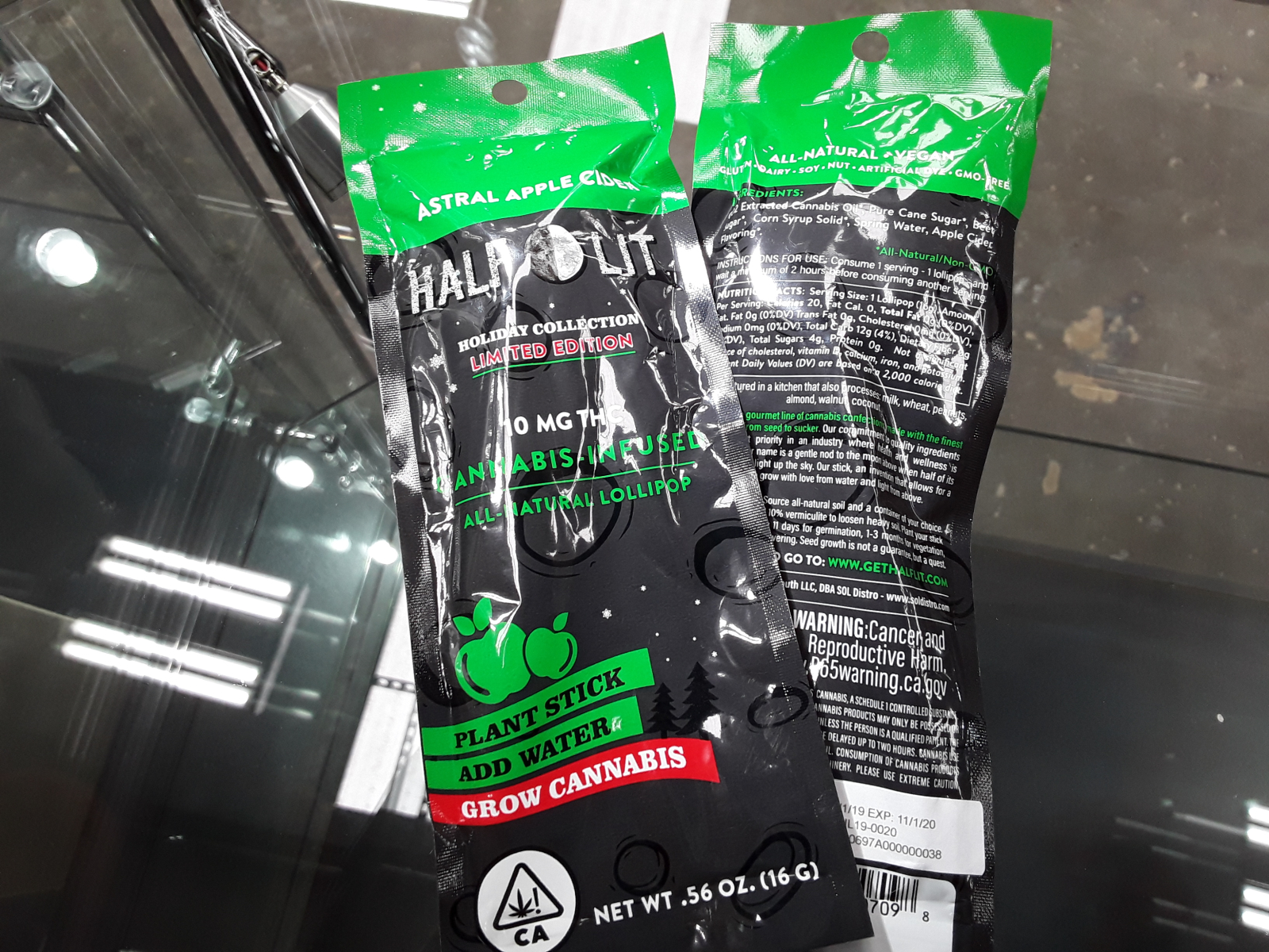 Half Lit Astral Apple Cider 10mg THC Lollipop