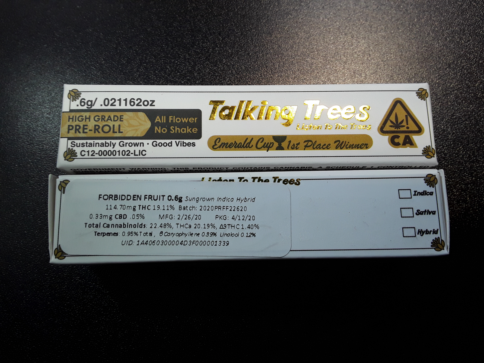 Talking Tree's Forbidden Fruit 0.6g Preroll