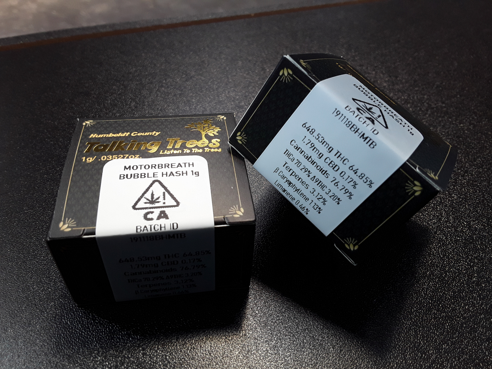 Talking Tree's Motorbreath 1g Bubble Hash