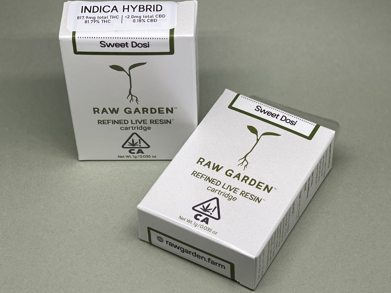 Raw Garden Sweet Dosi 1g Cartridge