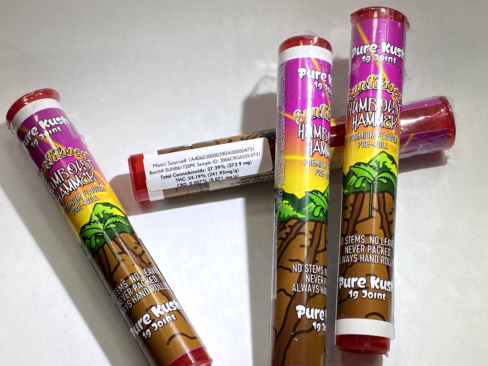 Sunkissed Pure Kush Preroll 1G