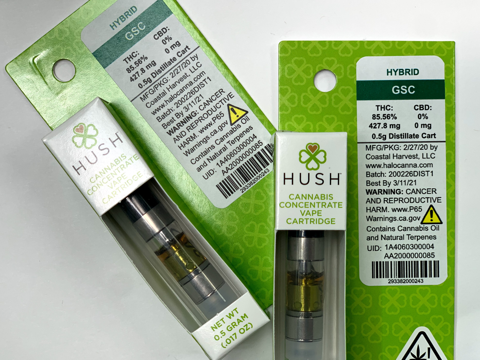 Hush GSC .5g Cartridge