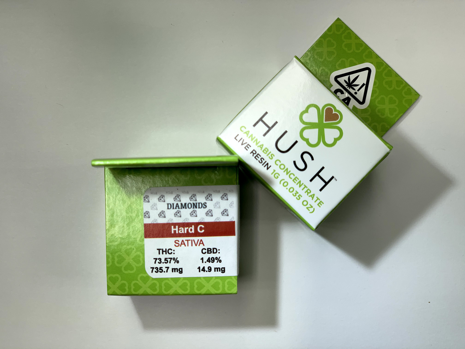 Hush Hard-C 1g Diamonds