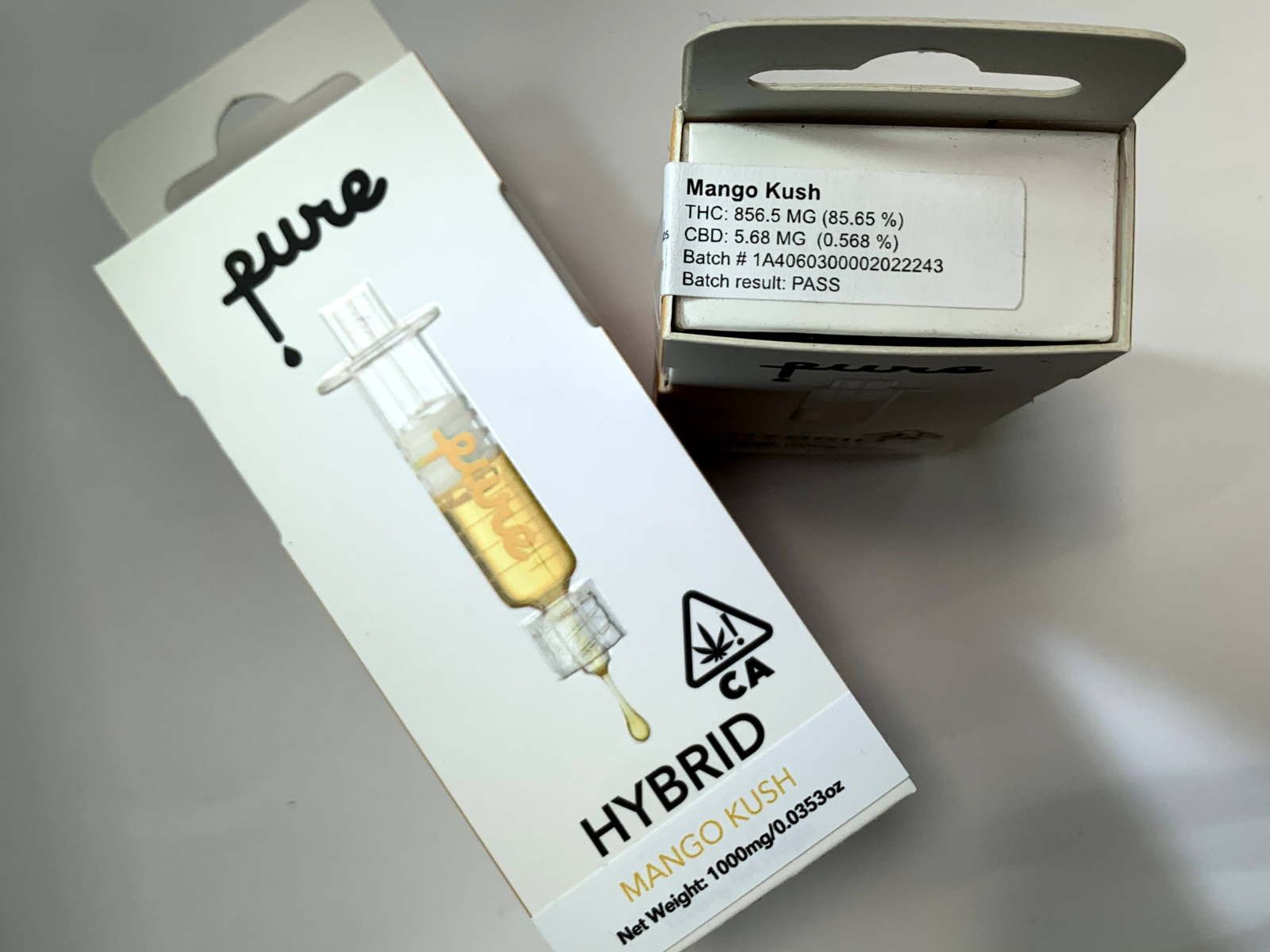 Pure One Mango Kush 1g Syringe