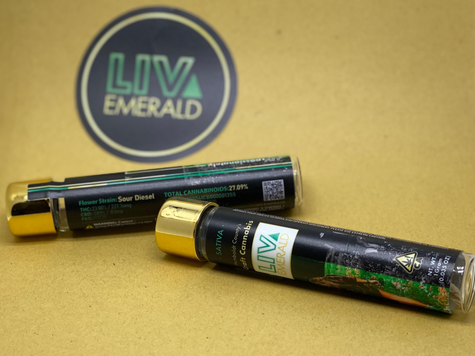 LIV Emerald Sour Diesel 1g Preroll
