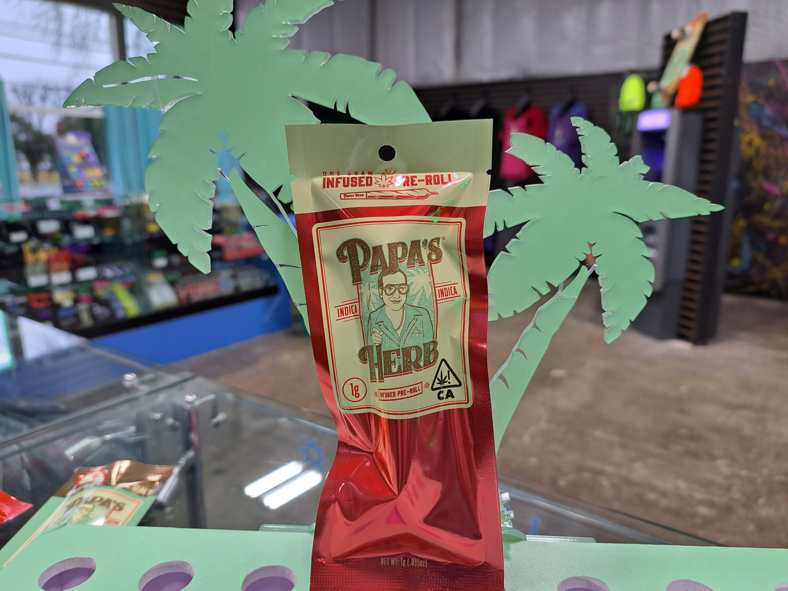 Papa's Herb Peach Ringz 1g Infused Preroll