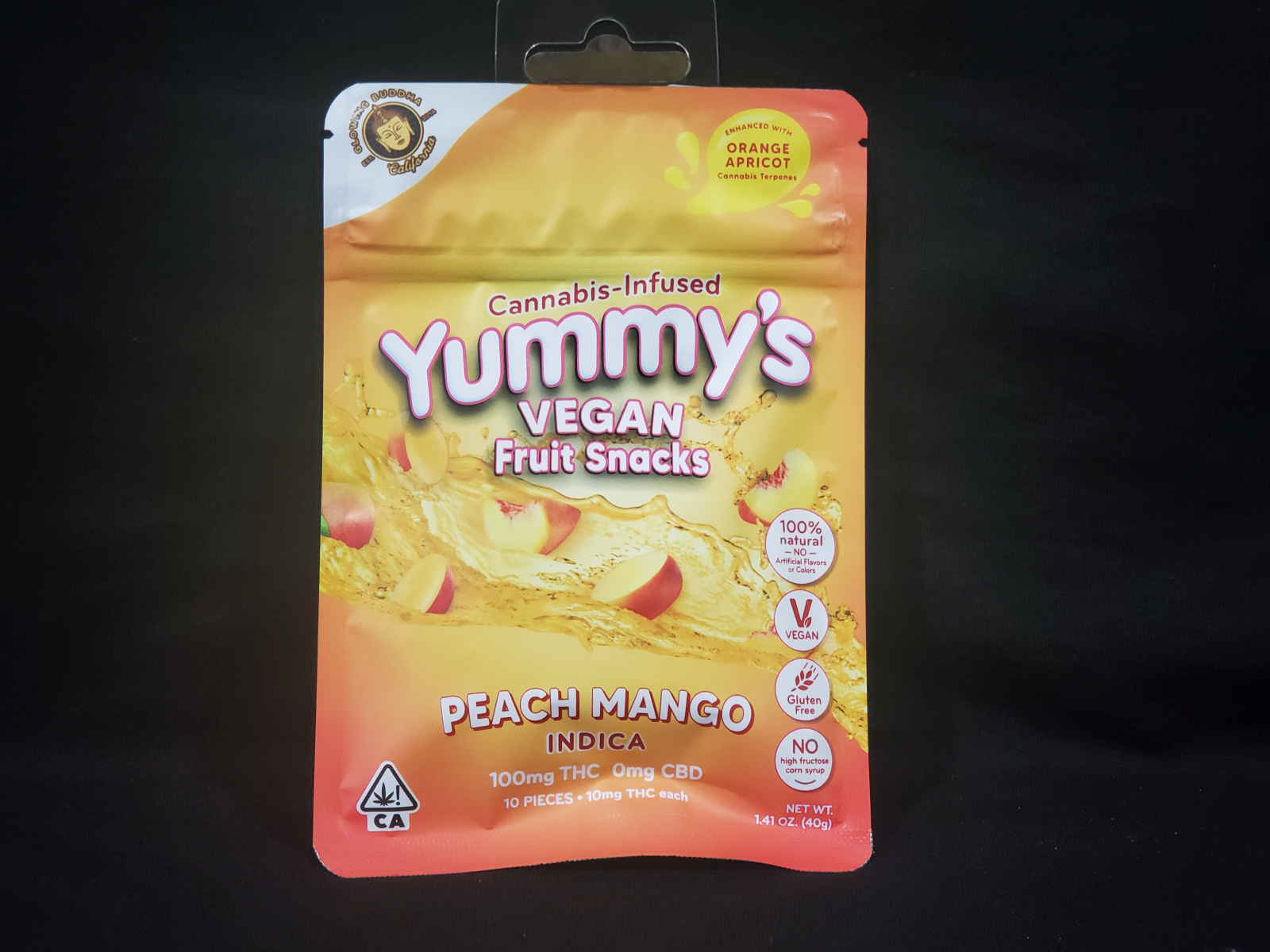 Yummy's Peach Mango 100mg Edibles