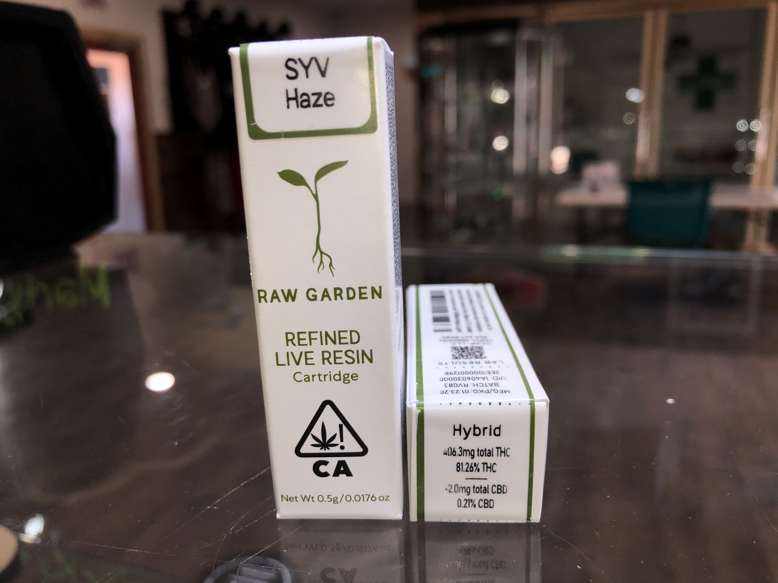 Raw Garden SYV Haze .5g cart Kure Wellness Medical and Recreational